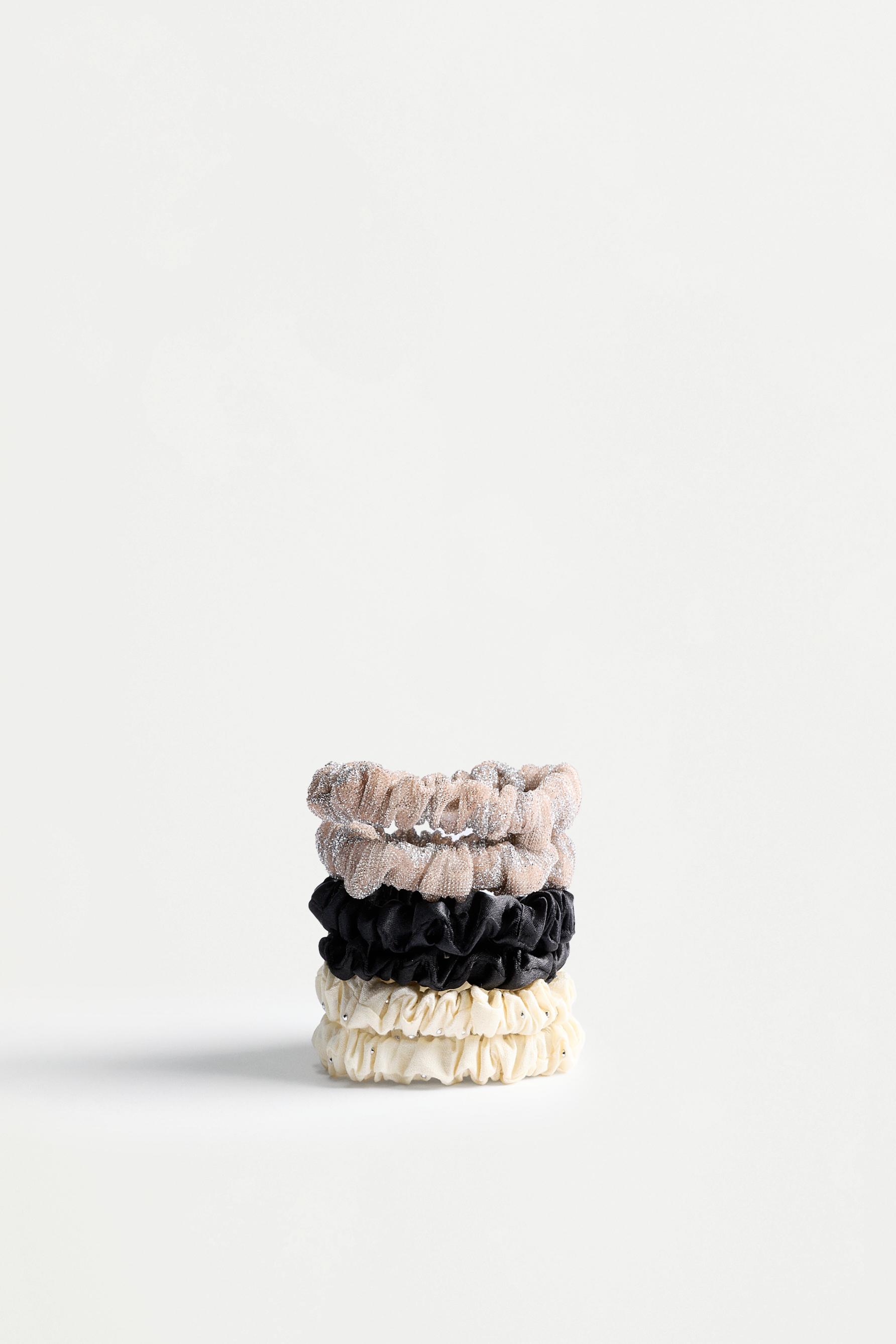 Thin scrunchies (Pack of 6) — VARIOUS