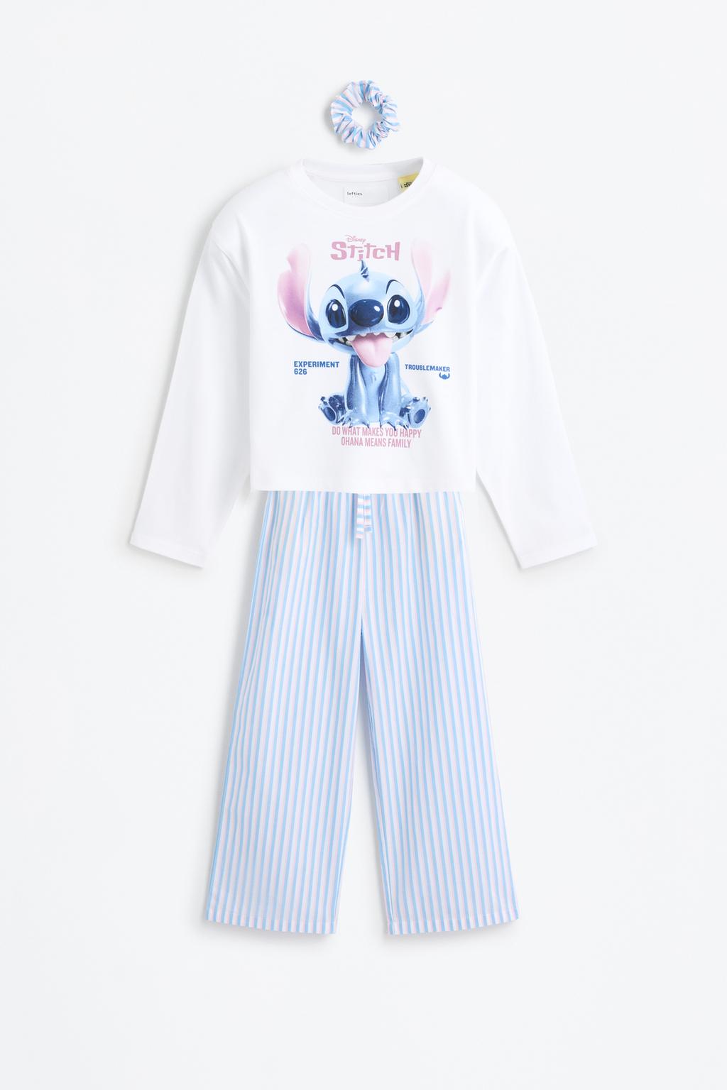Stitch ©Disney pyjamas with scrunchie
