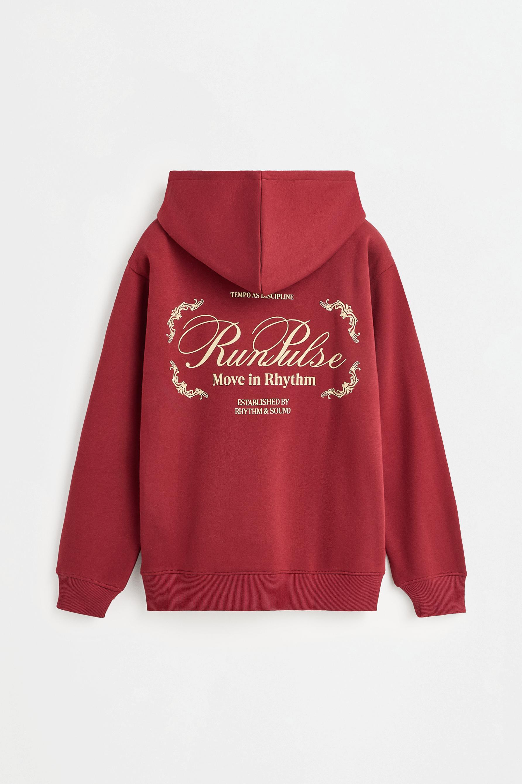 Printed sweatshirt — CHOCOLATE