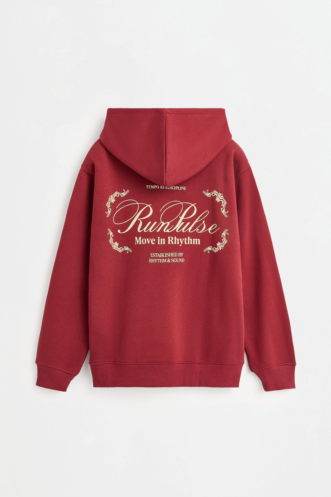 Printed sweatshirt — CHOCOLATE