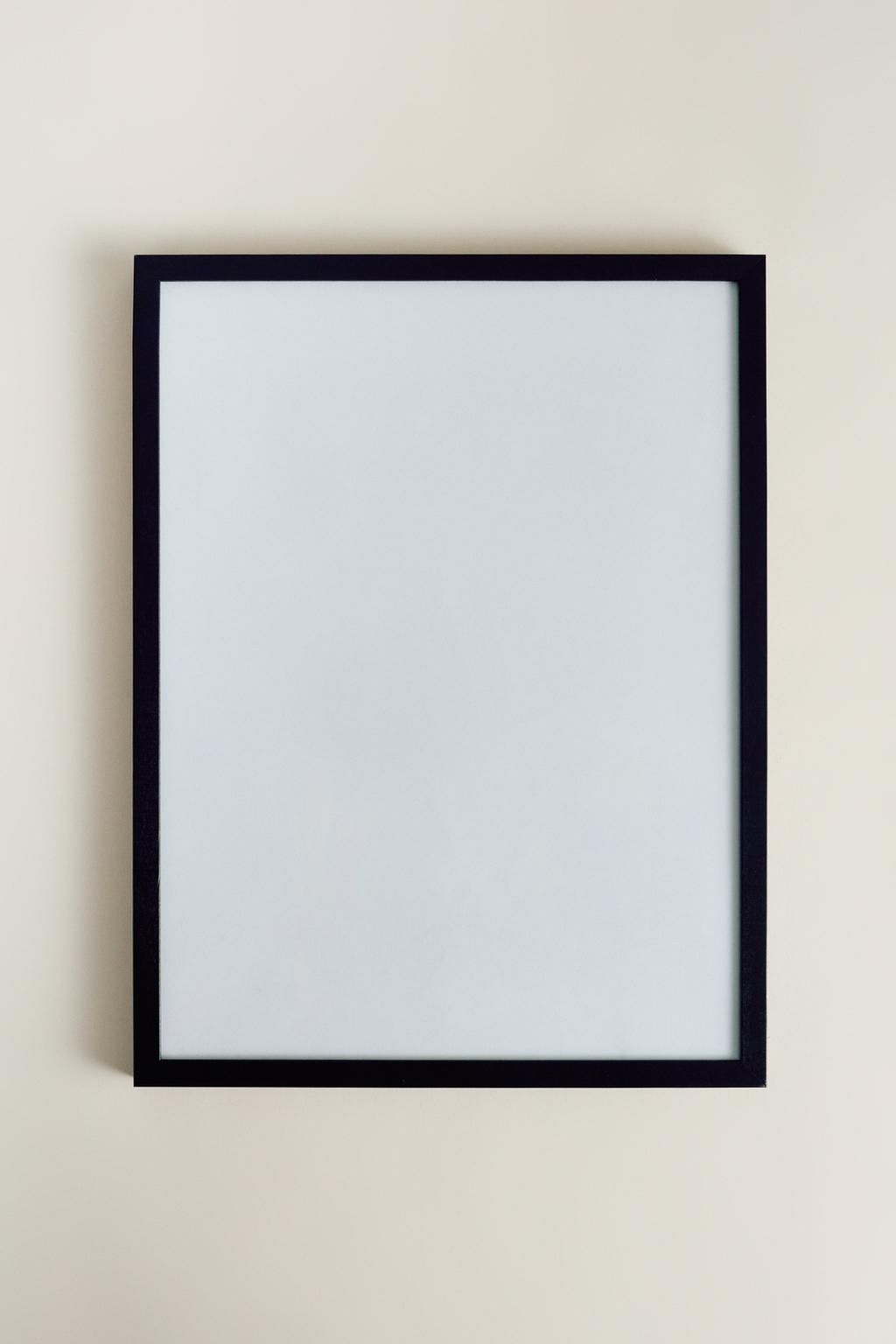 Marc amb fusta de roure: 30 x 40 cm.