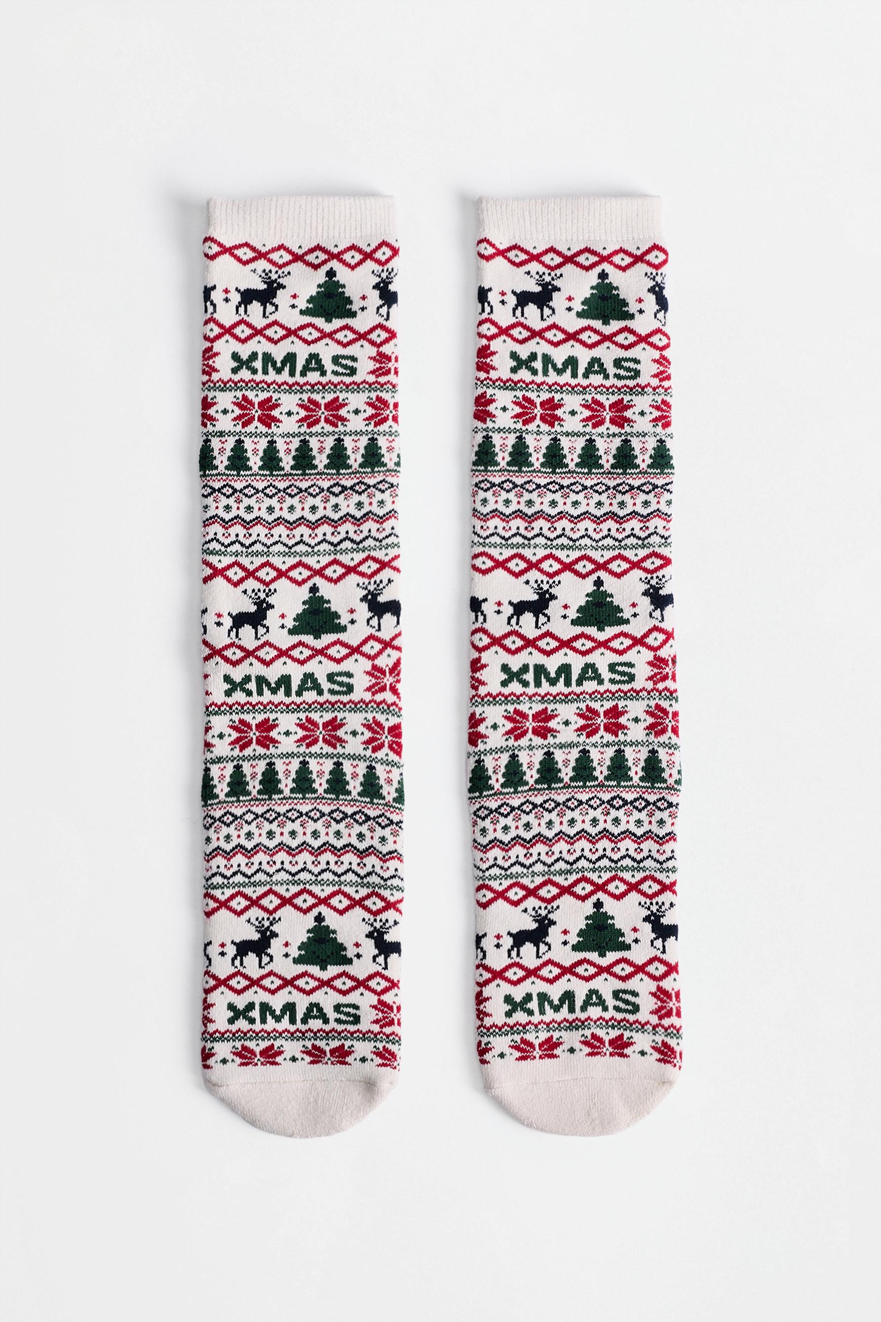 Mujer | Calcetines largos navideños