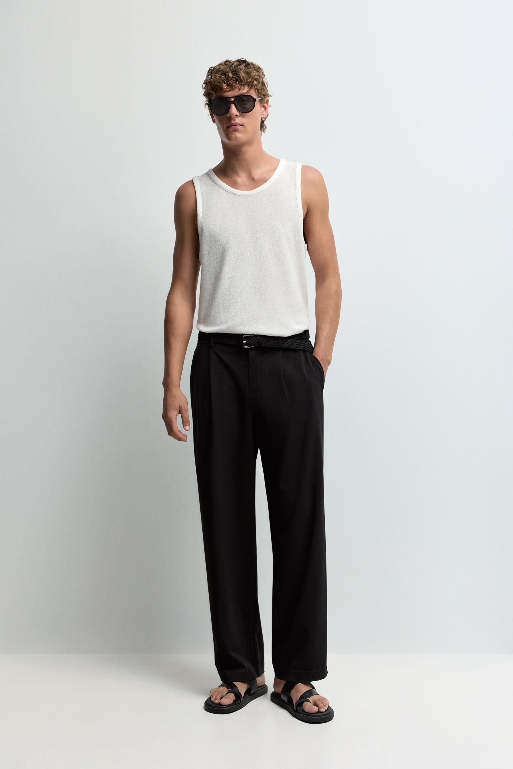 Rustic tank top — OFF WHITE