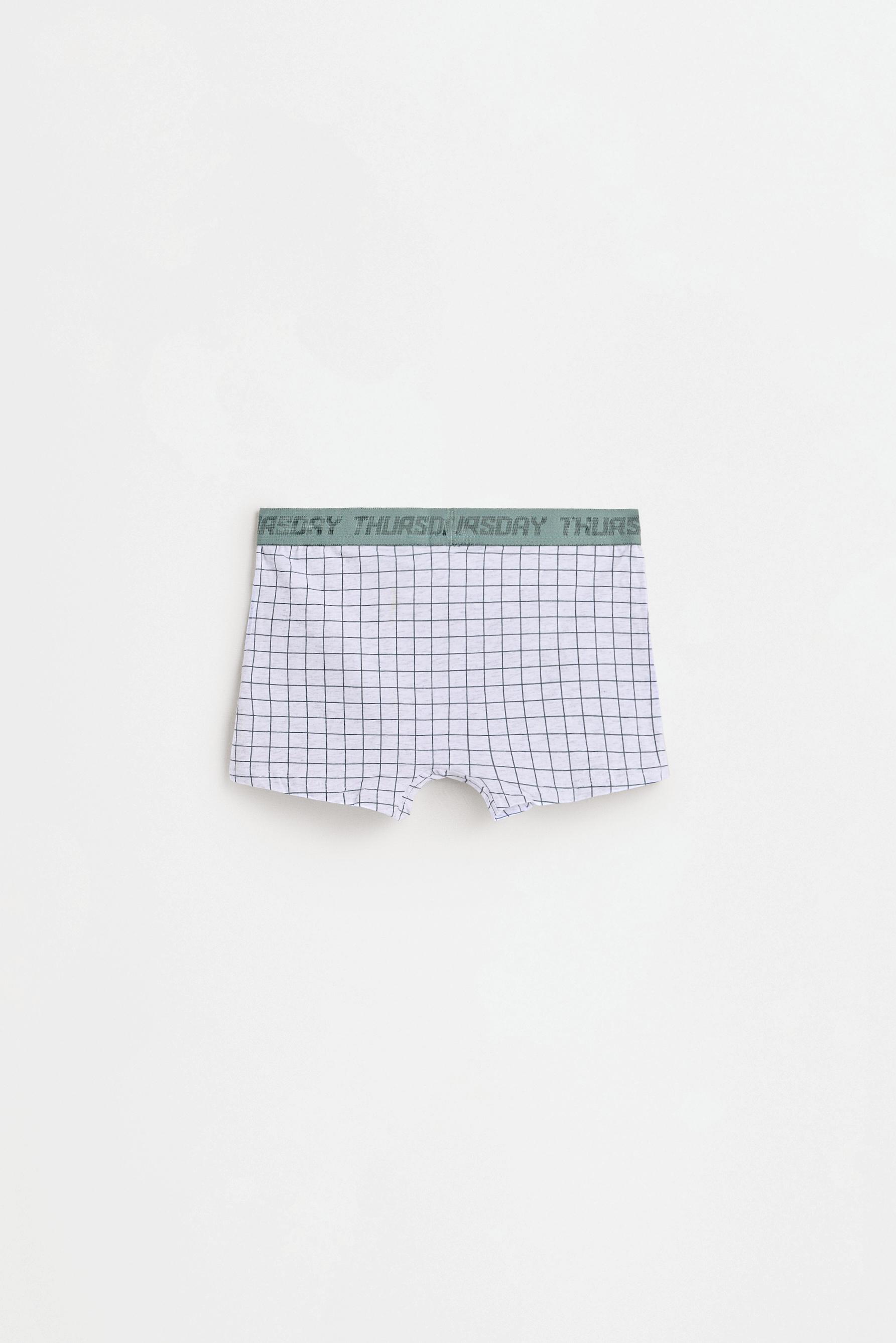 Weekly boxer brief 7-pack — BROWN/GREEN
