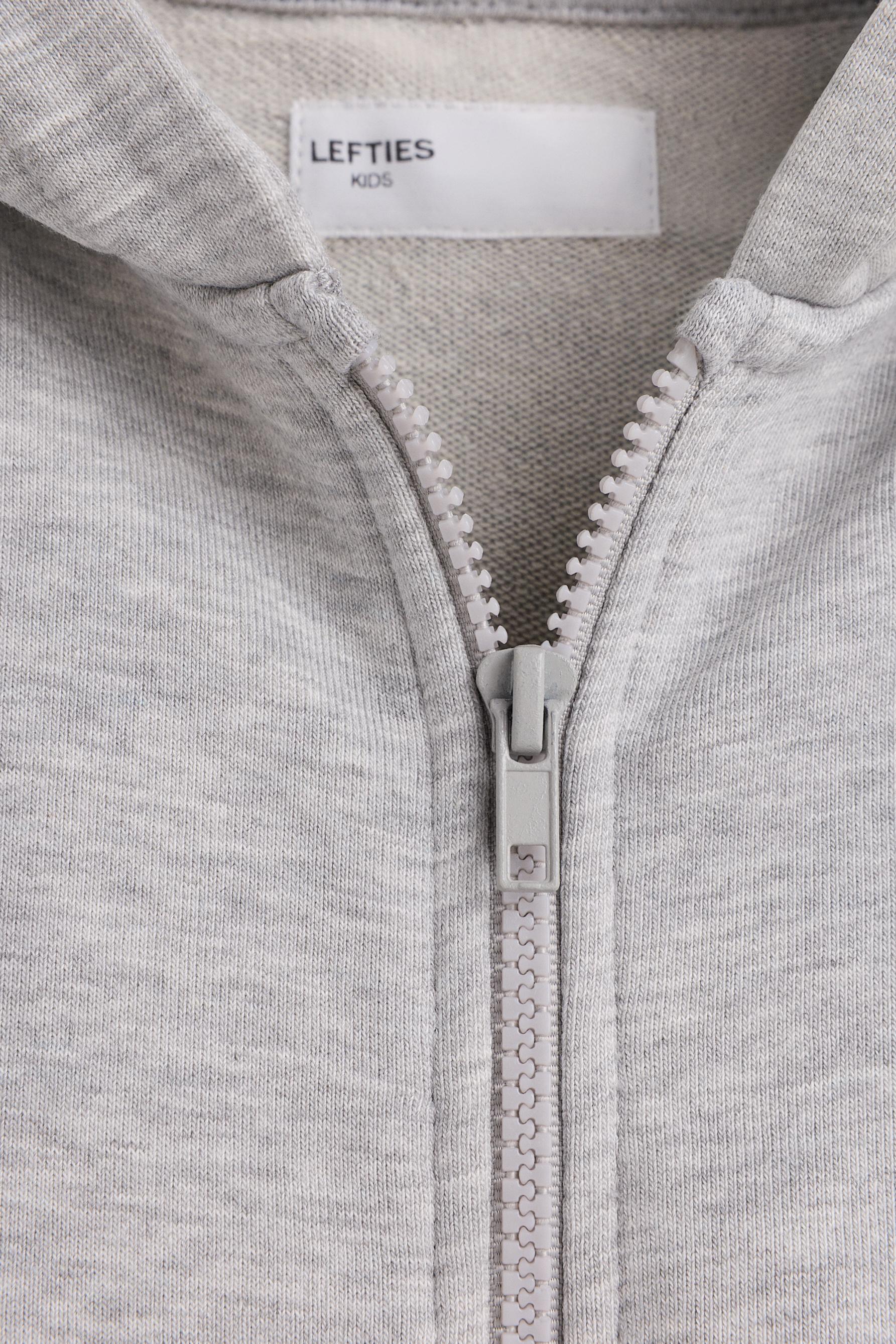 Zip-up sweatshirt — GREY MARL