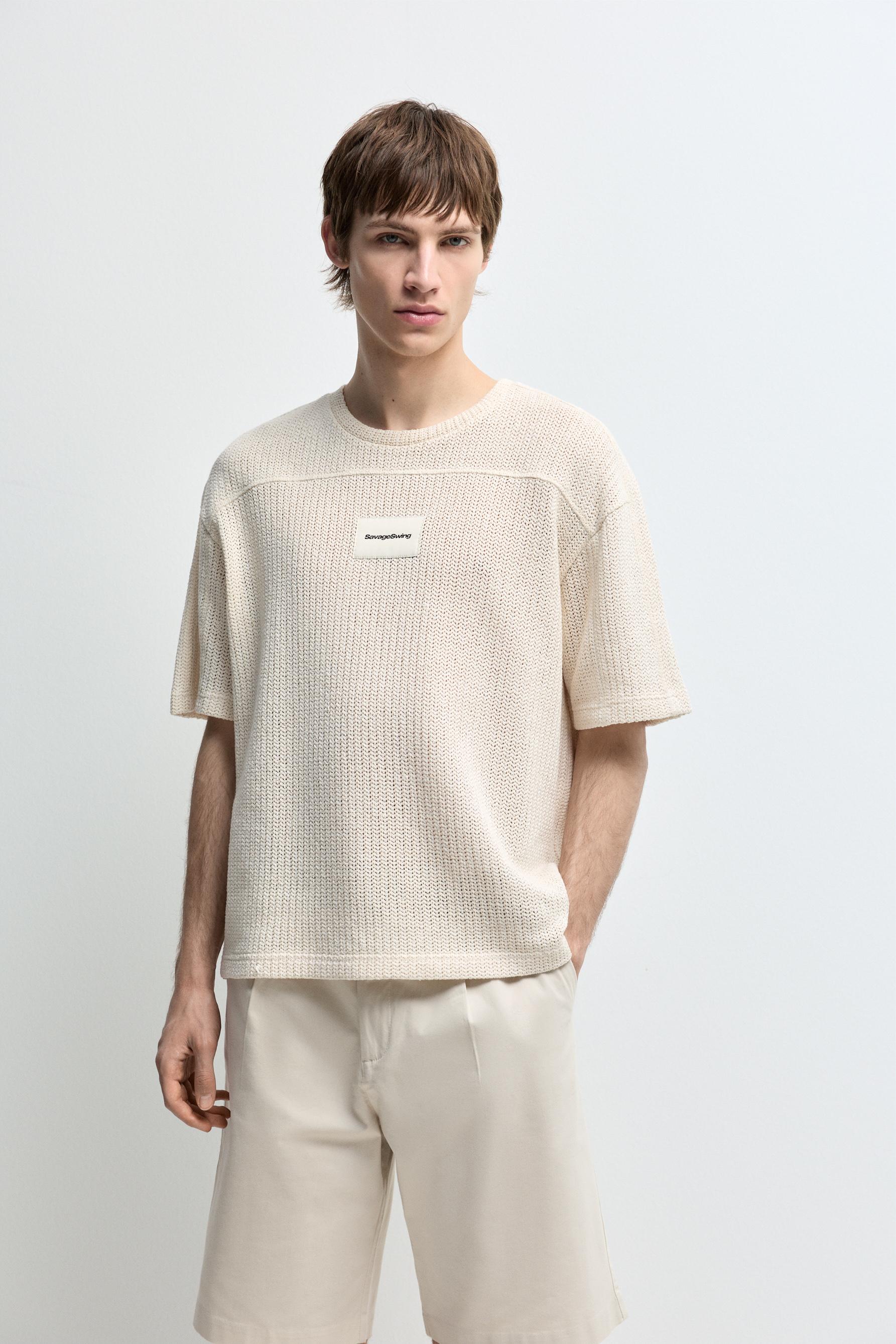 Camiseta calados parche