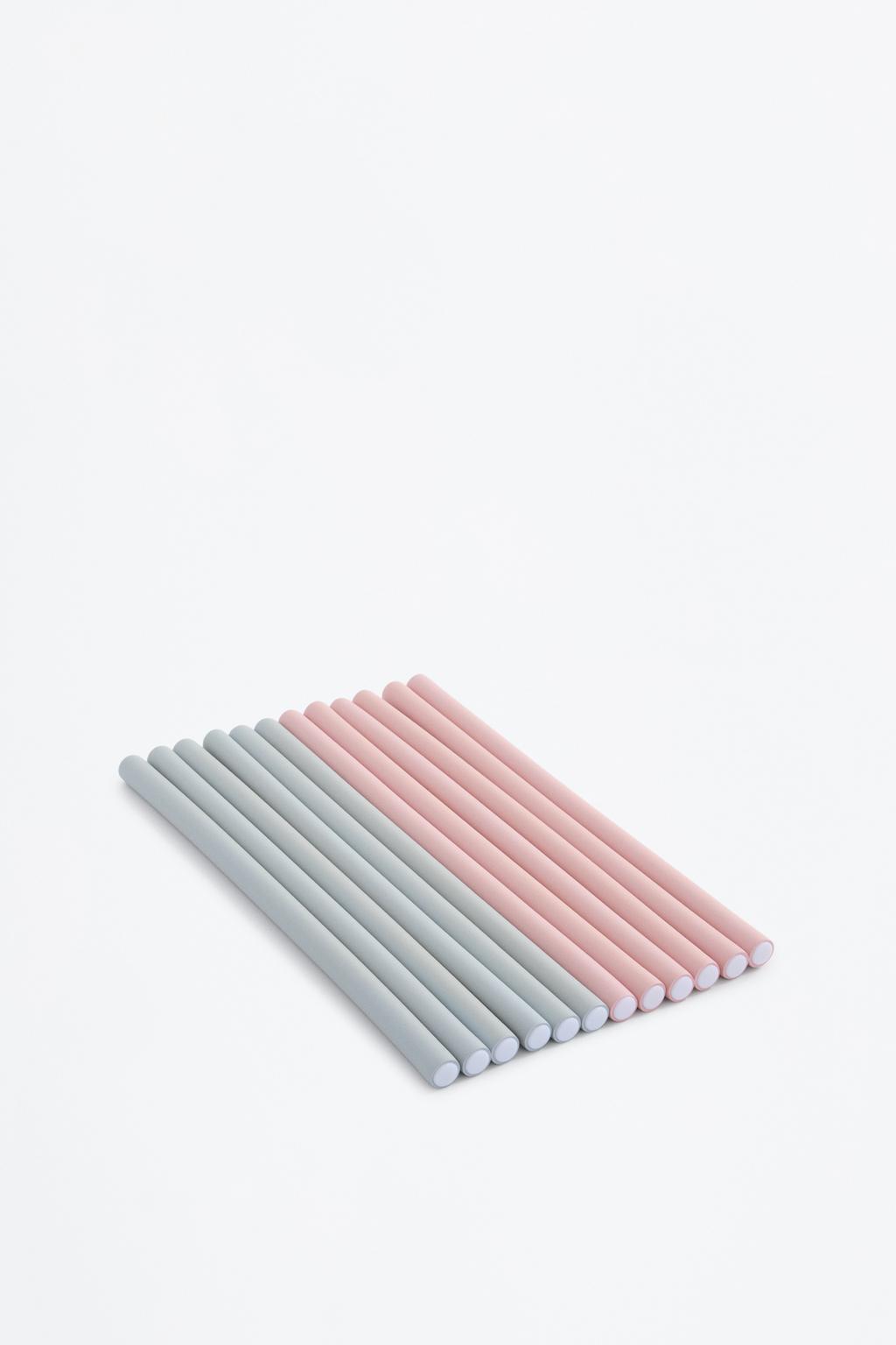 Pack of 12 thin hair curlers