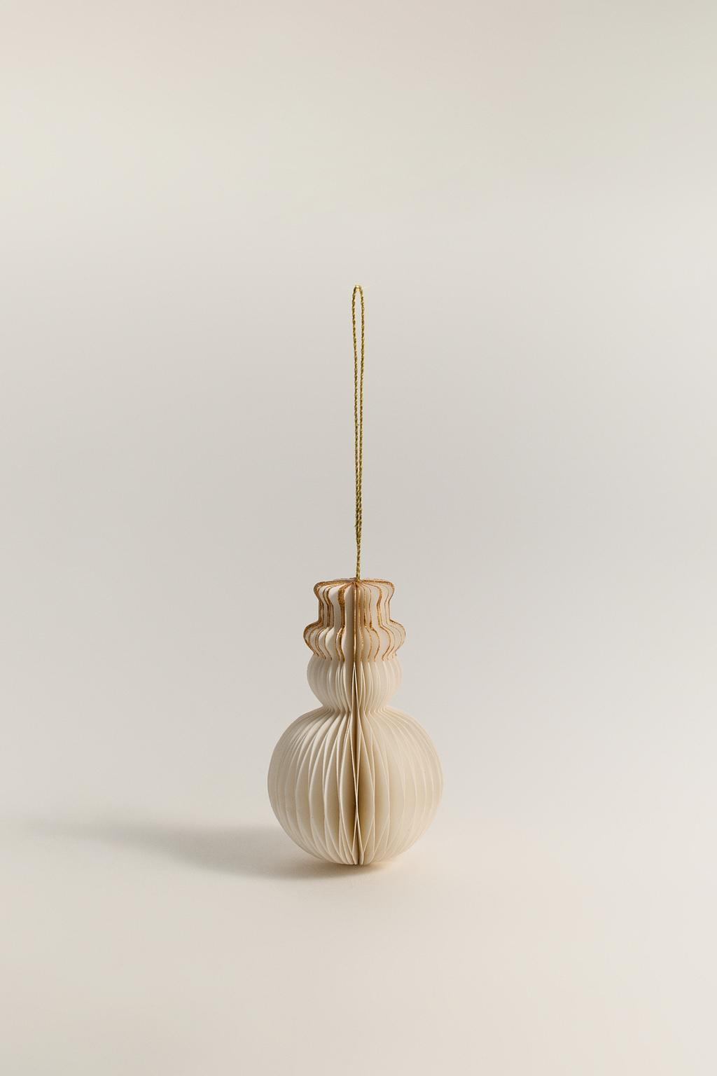 Adorno árbol muñeco de nieve 10 cm
