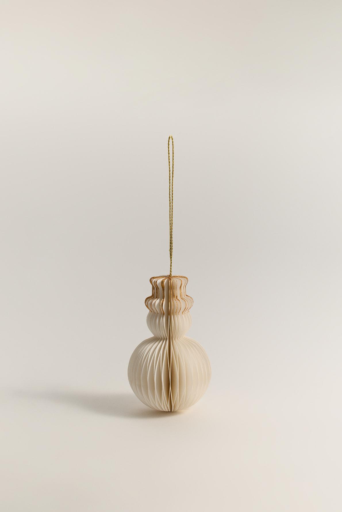 Enfeite de árvore boneco de neve 10 cm