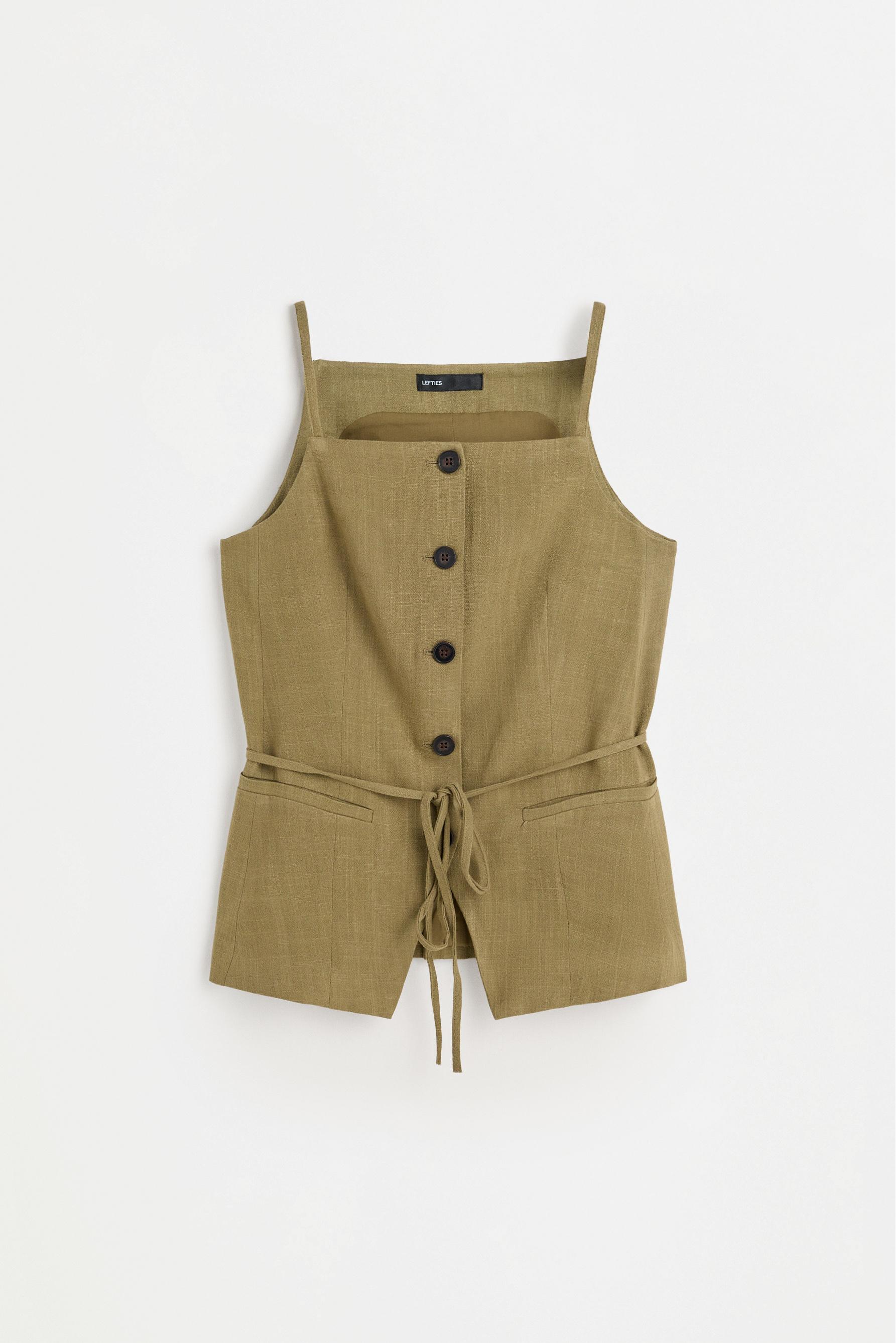 Rustic top — MEDIUM KHAKI