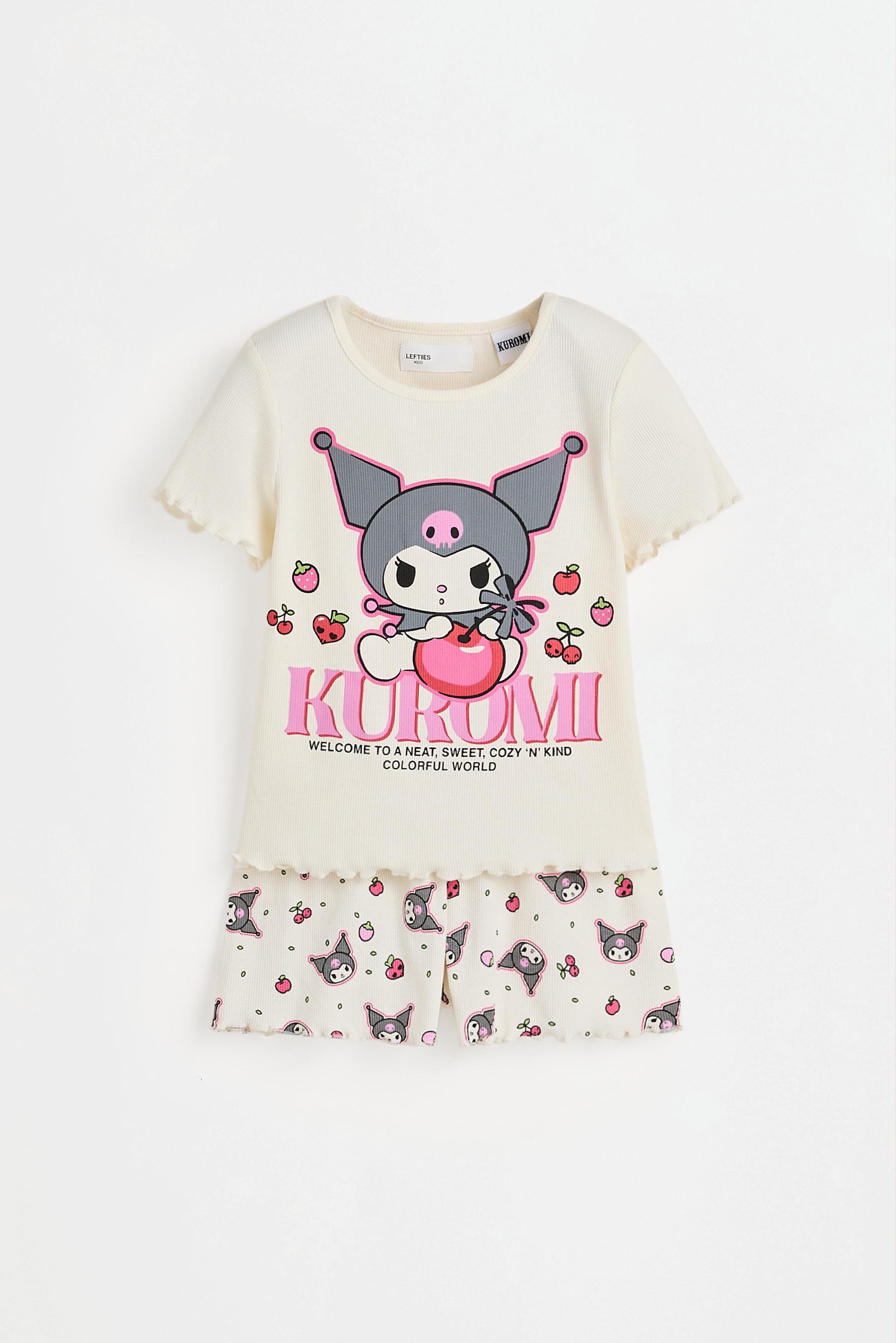Kuromi ©SANRIO short pyjamas — OFF WHITE