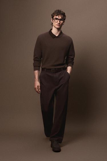 Basic long sleeve T-shirt — CHOCOLATE 3