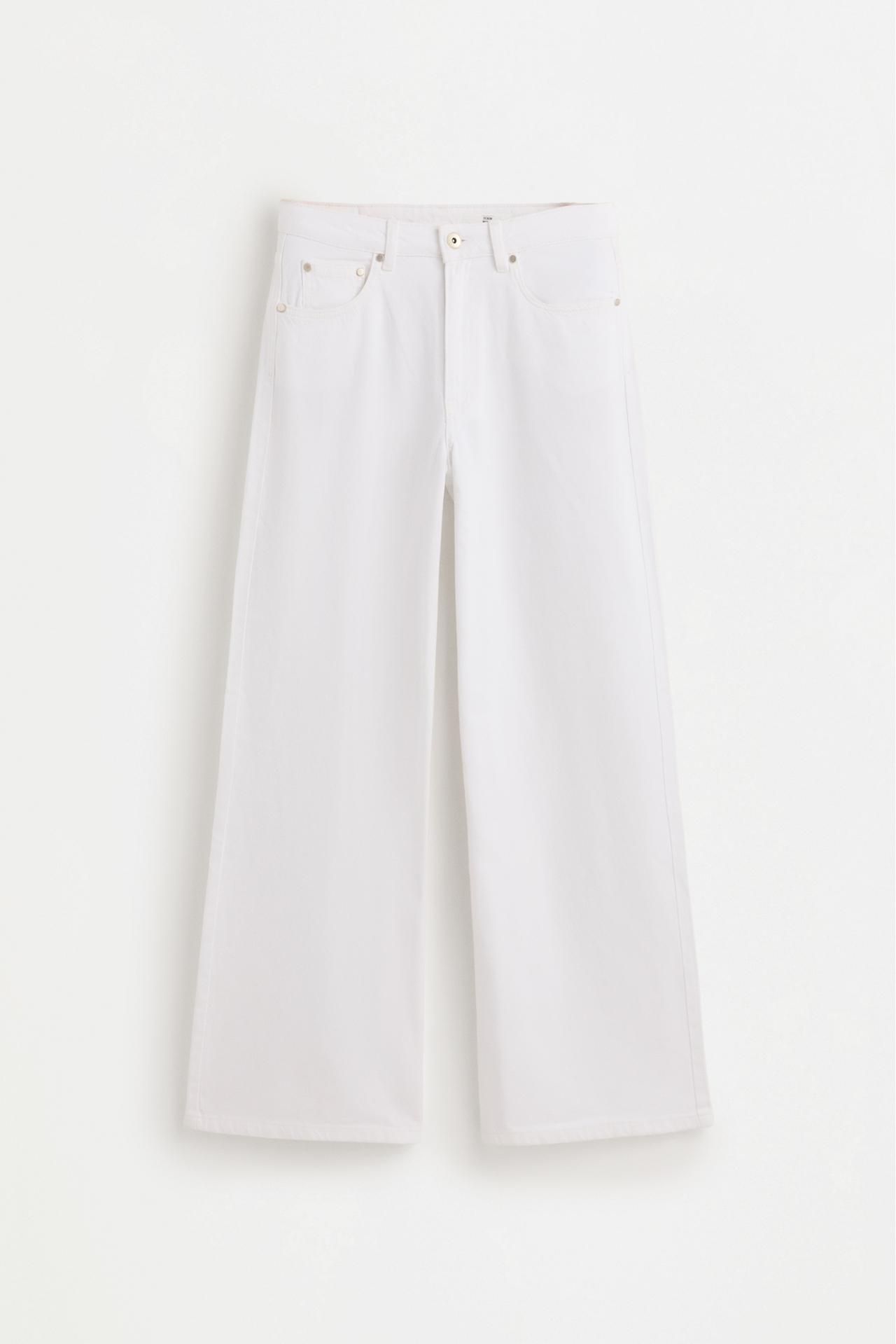 Wide-leg jeans — WHITE