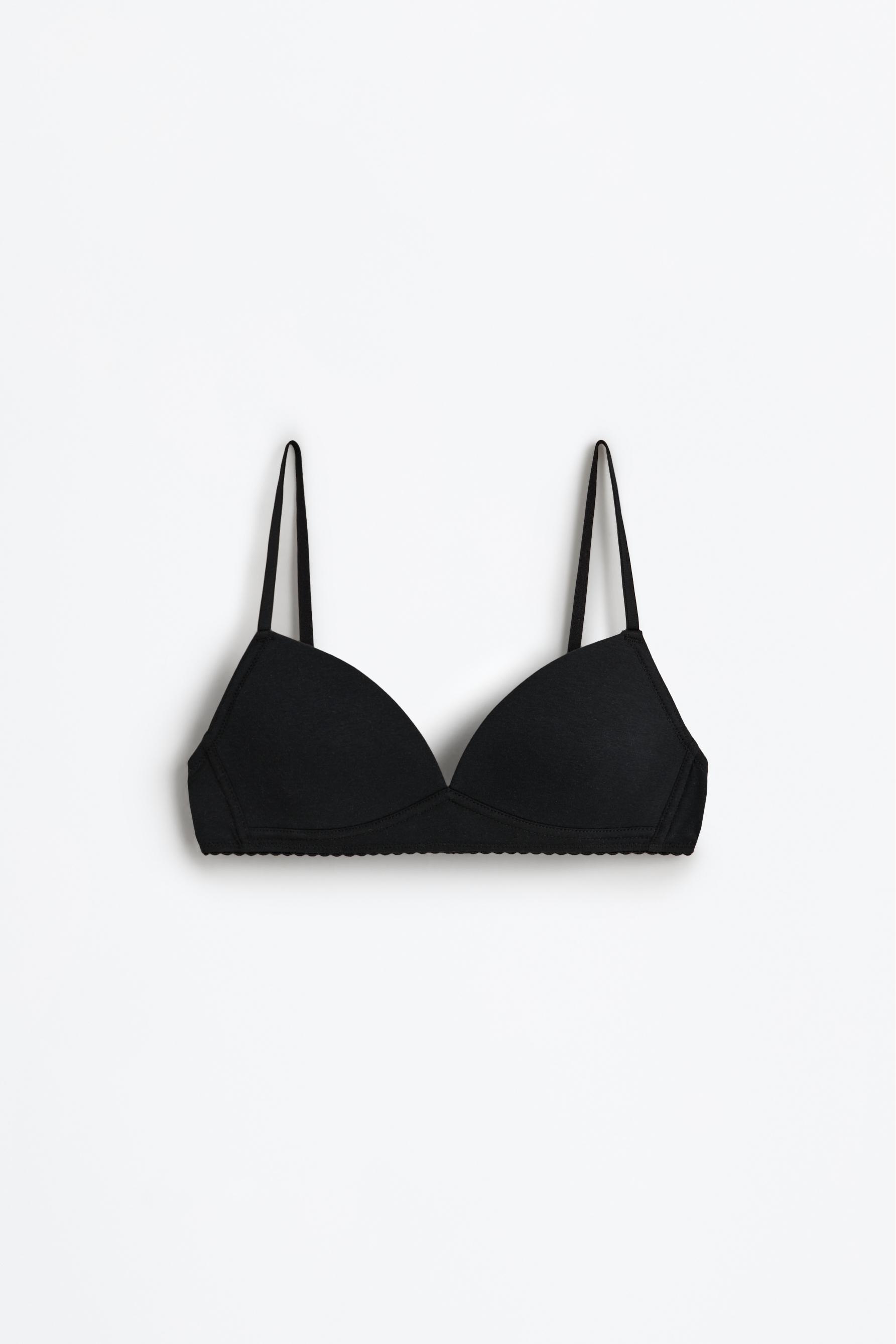 Triangle bra — BLACK