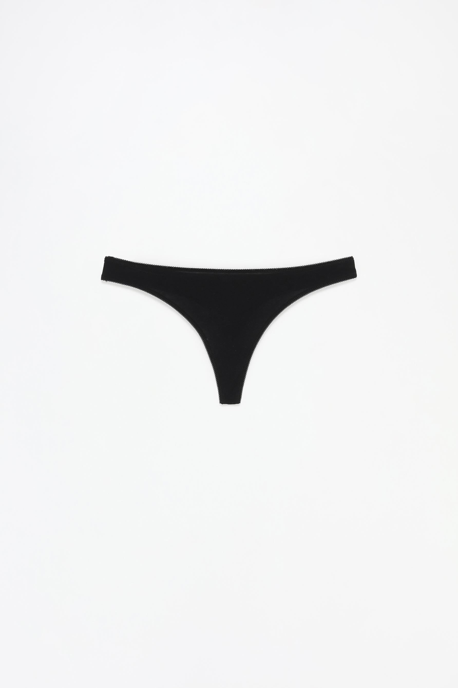 3-Pack of cotton thongs — VARIOUS