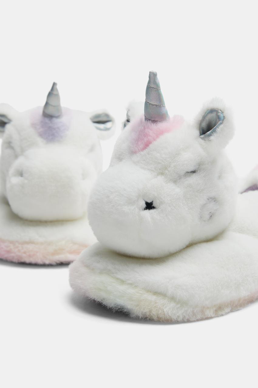 Zapatillas De Casa Mujer Zapatillas Unicornio Para Niñas Cómodas