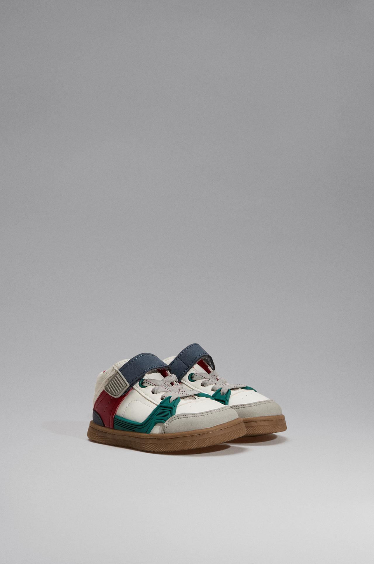 High-top sneaker — WHITE