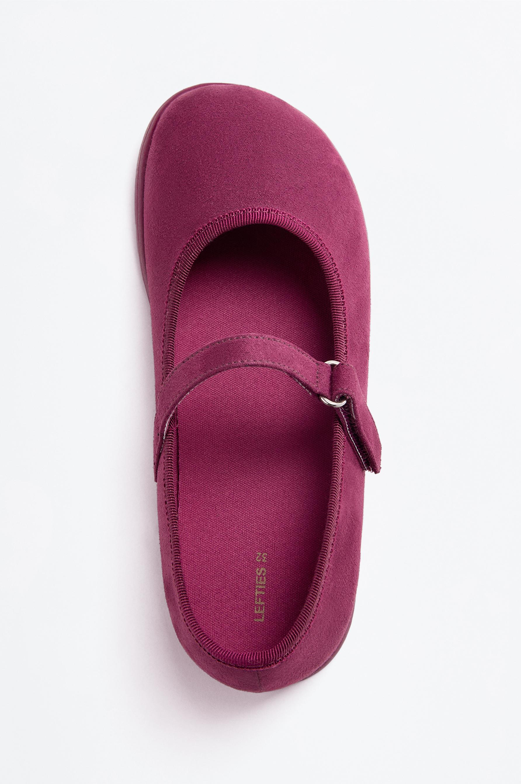 BAREFOOT MARY JANE BALLET FLAT — BURGUNDY