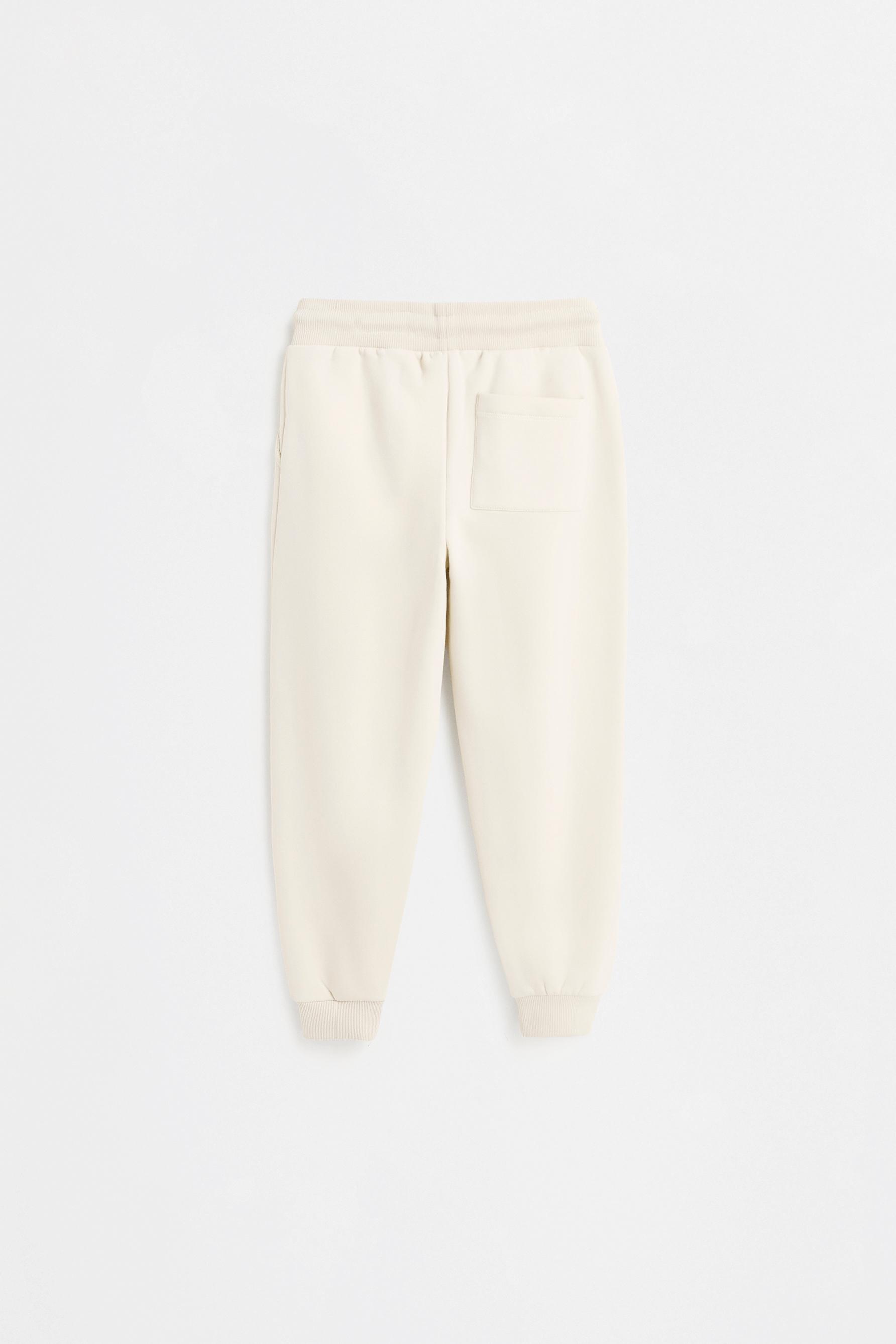 Printed tracksuit trousers — GREY