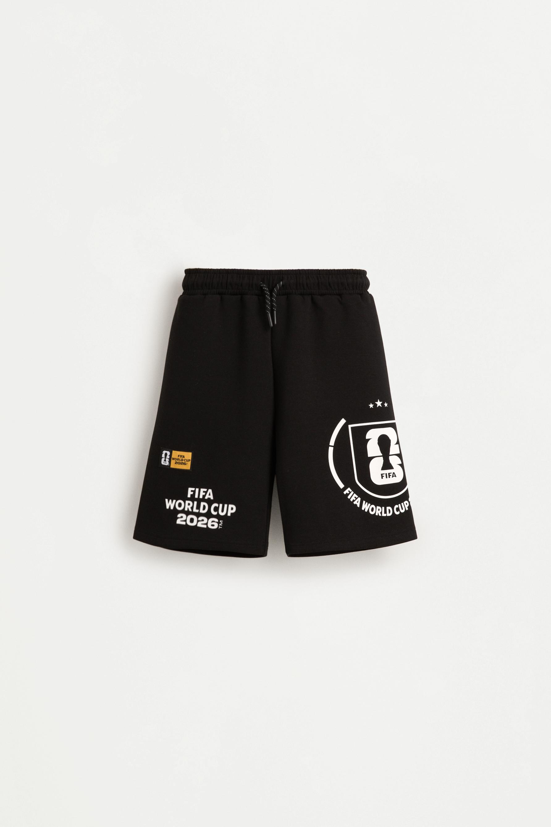 Kids' FIFA World Cup 2026 Bermuda Shorts — BLACK