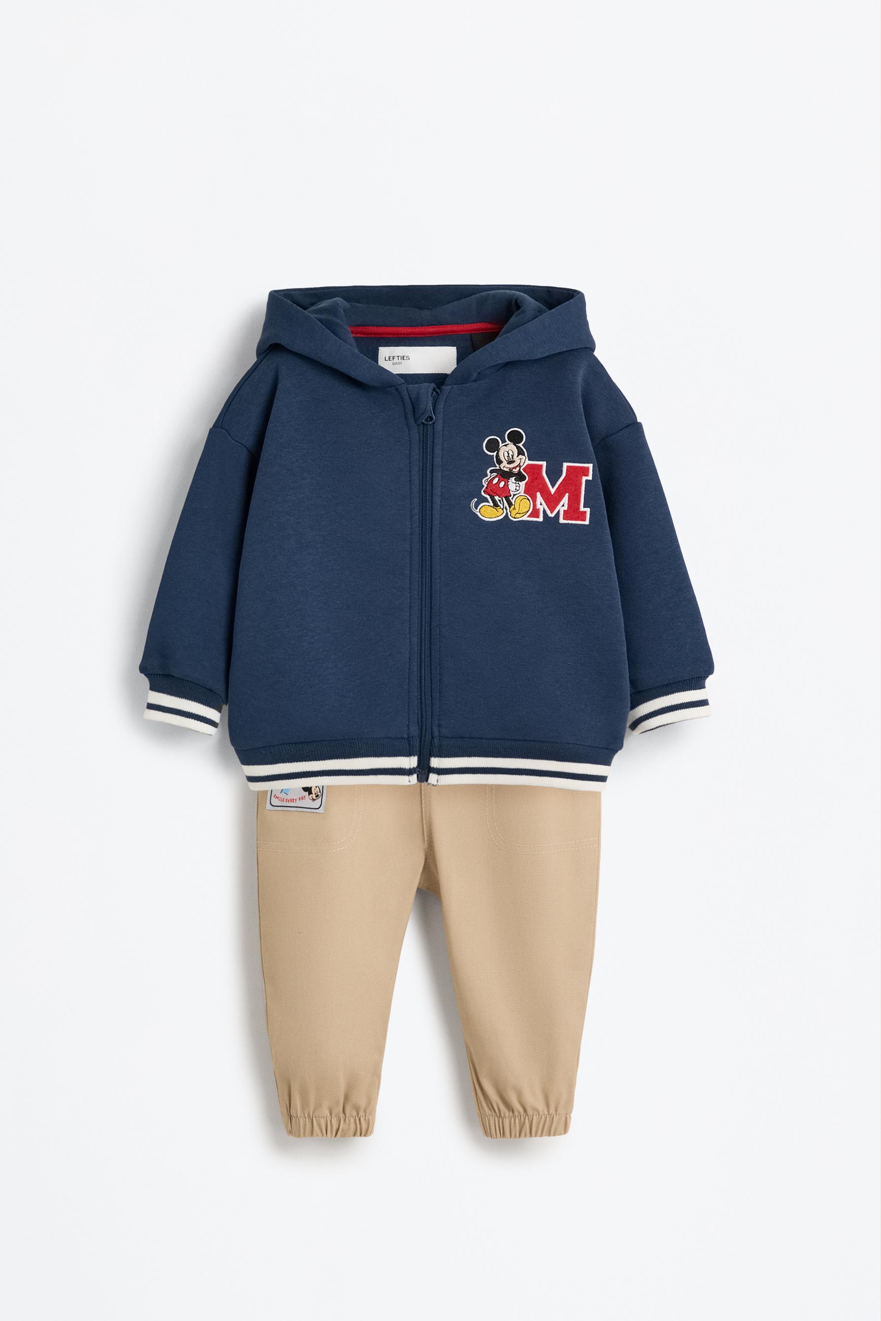 Conjunto Mickey Mouse ©Disney sudadera cremallera y pantalón