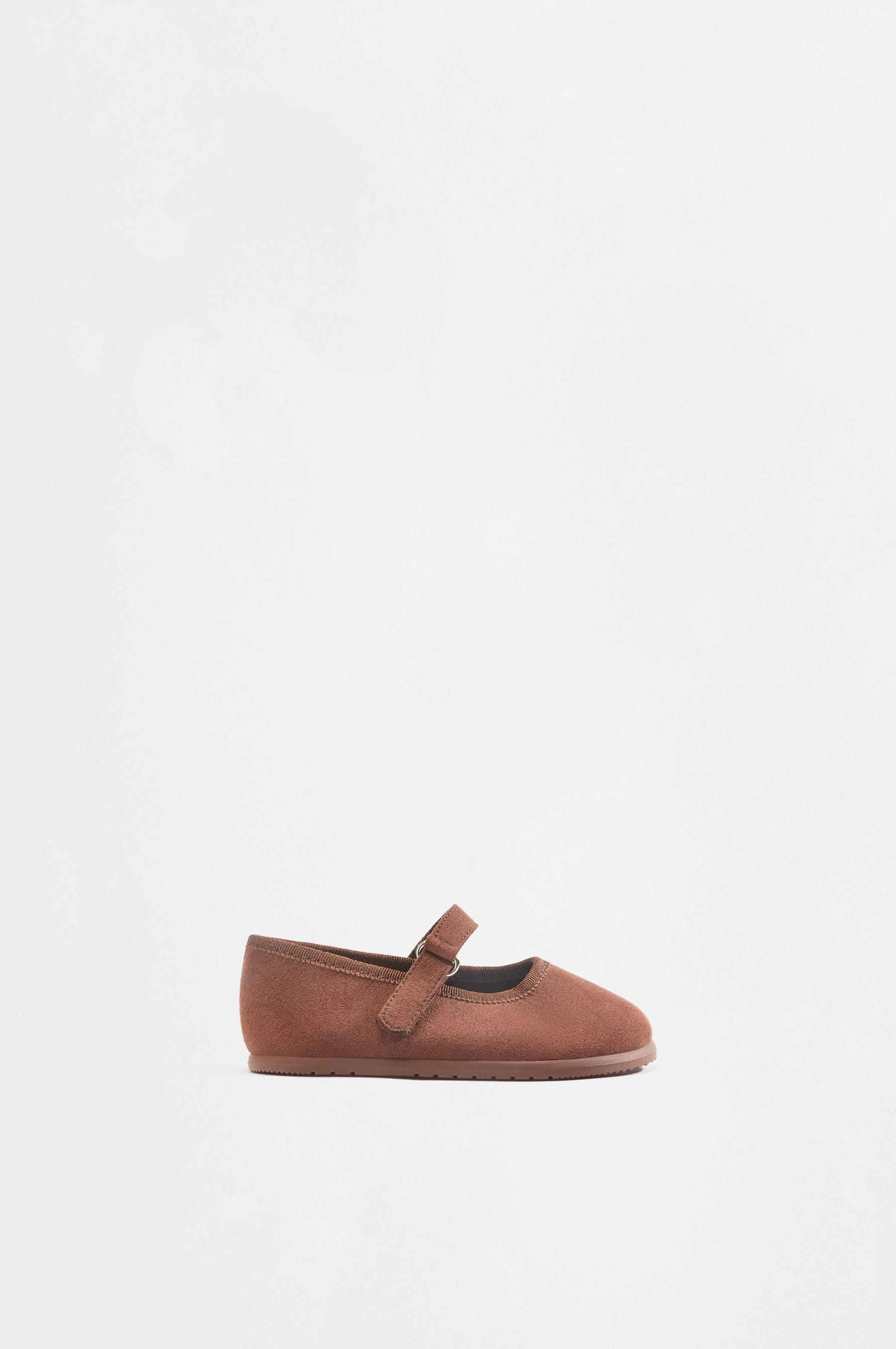 Barefoot Mary Janes — BROWN
