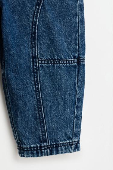 Barrel-leg jogger jeans — DARK BLUE 4