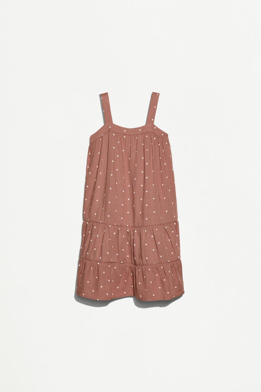 25% linen polka dot dress - NEW IN - Girl - Kids | LEFTIES Iraq 25% linen polka dot dress - NEW IN - Girl - Kids | LEFTIES Iraq