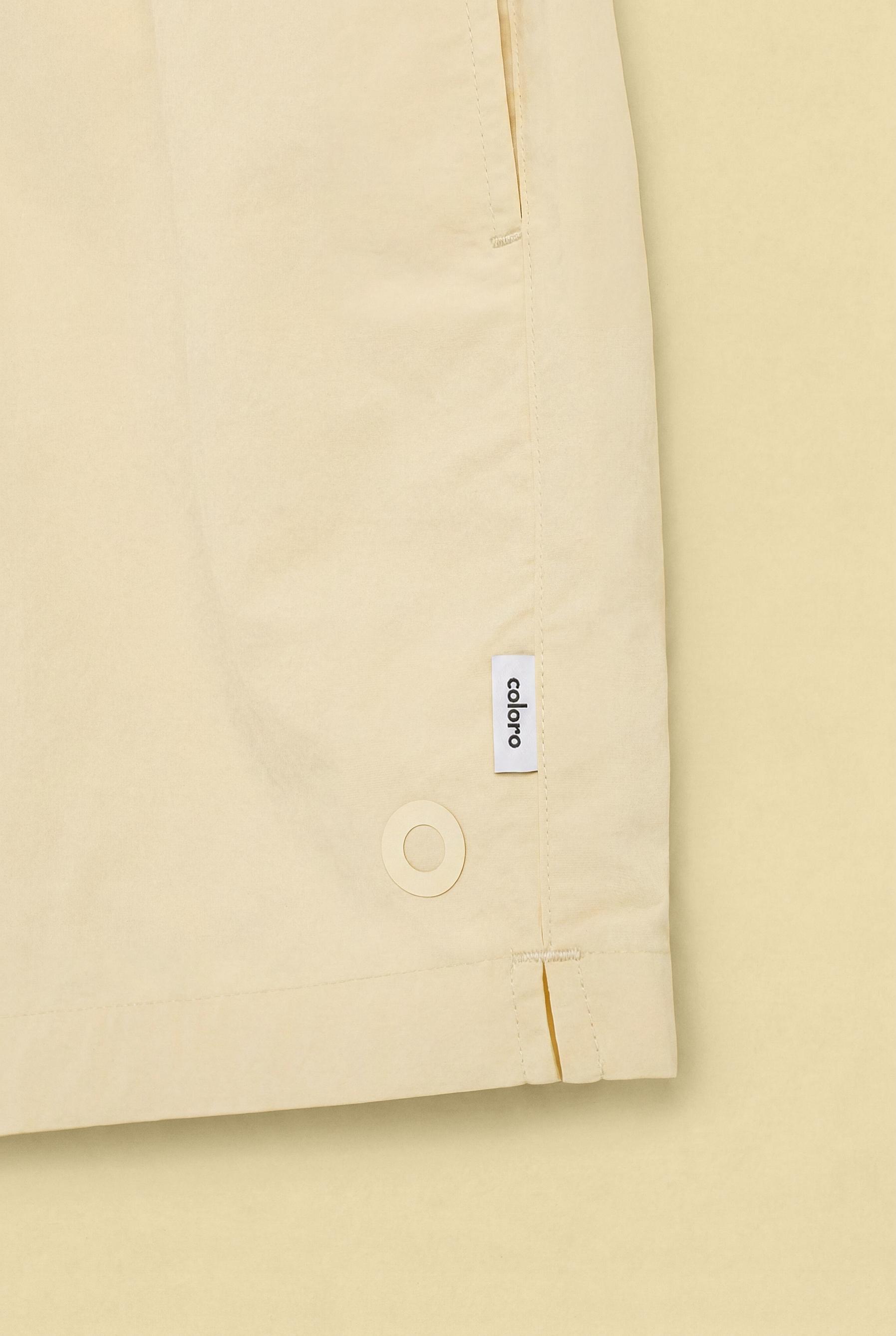 Coloro x Lefties straight swim trunks — PASTEL YELLOW