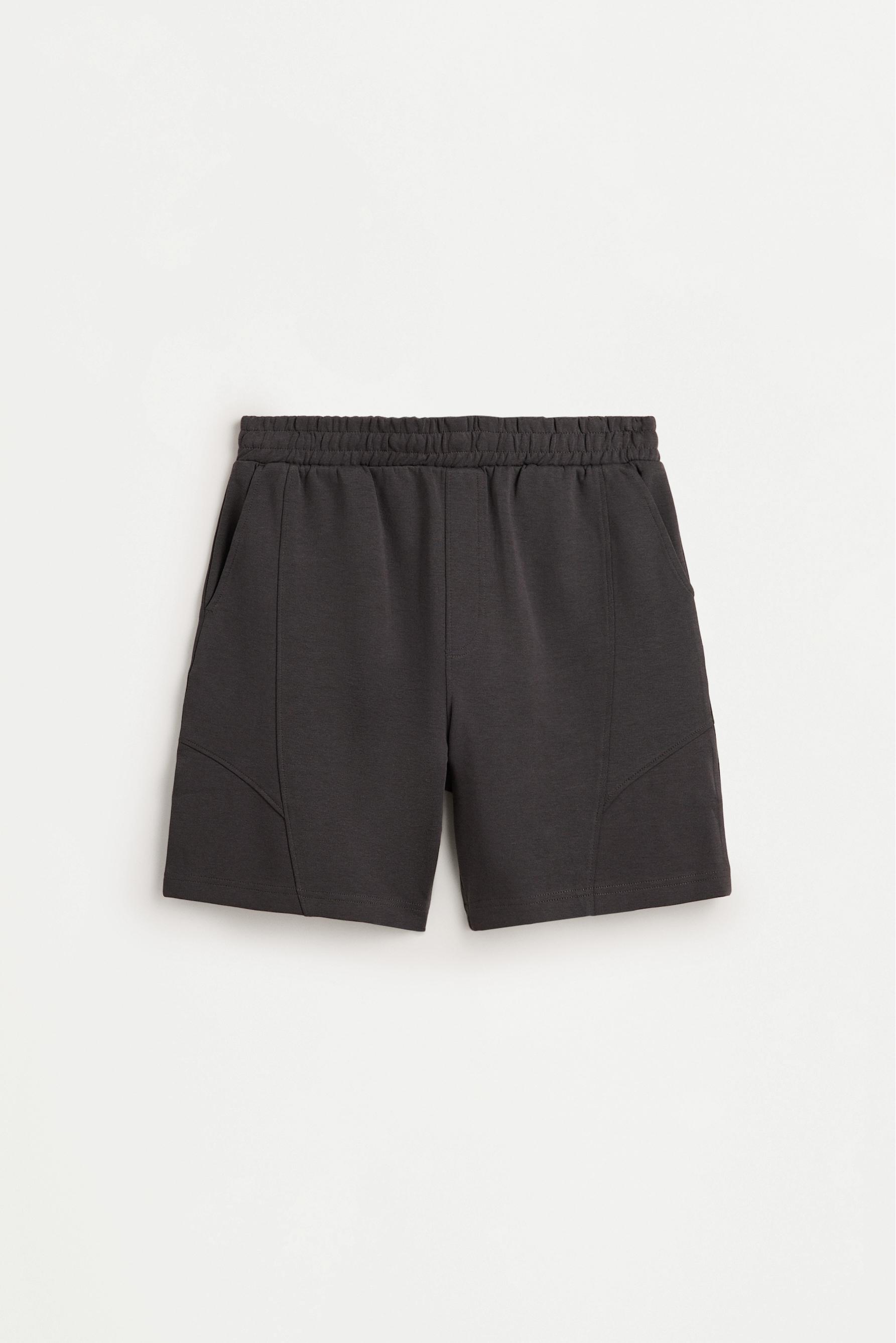 Interlock Bermuda shorts — DARK GREY