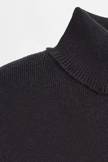 Roll neck sweater — BLACK 4