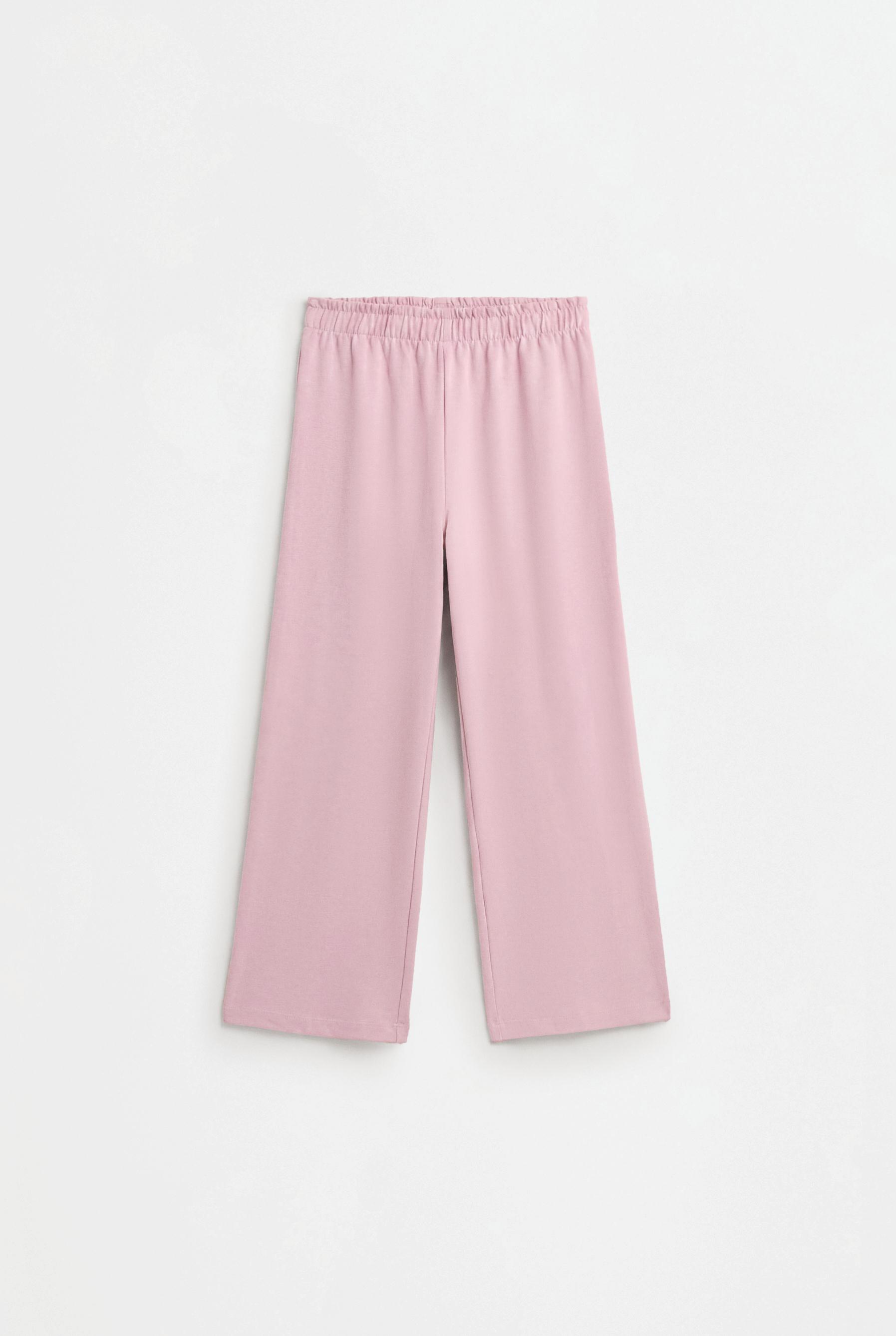 Heavy jersey culottes — PALE MAUVE