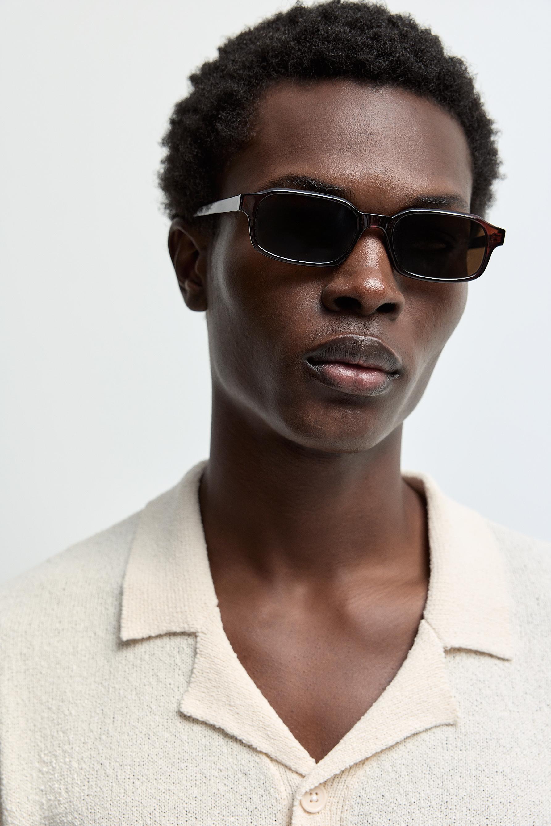 Bouclé knit shirt — OFF WHITE