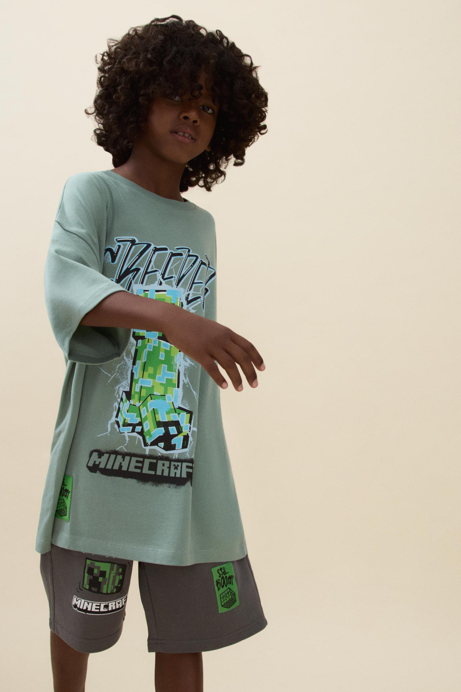 Camiseta Minecraft graffiti