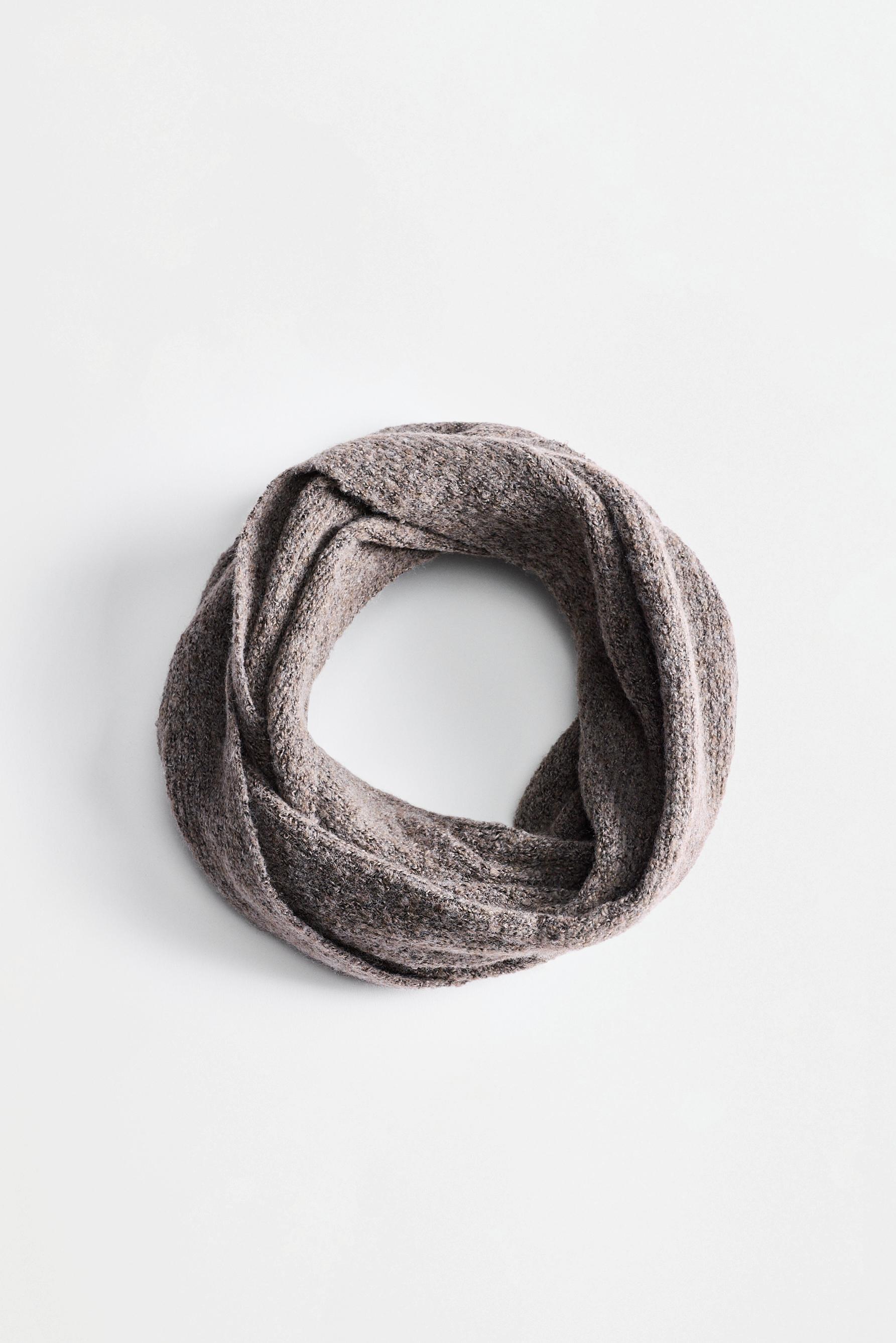 Knit snood — CHOCOLATE