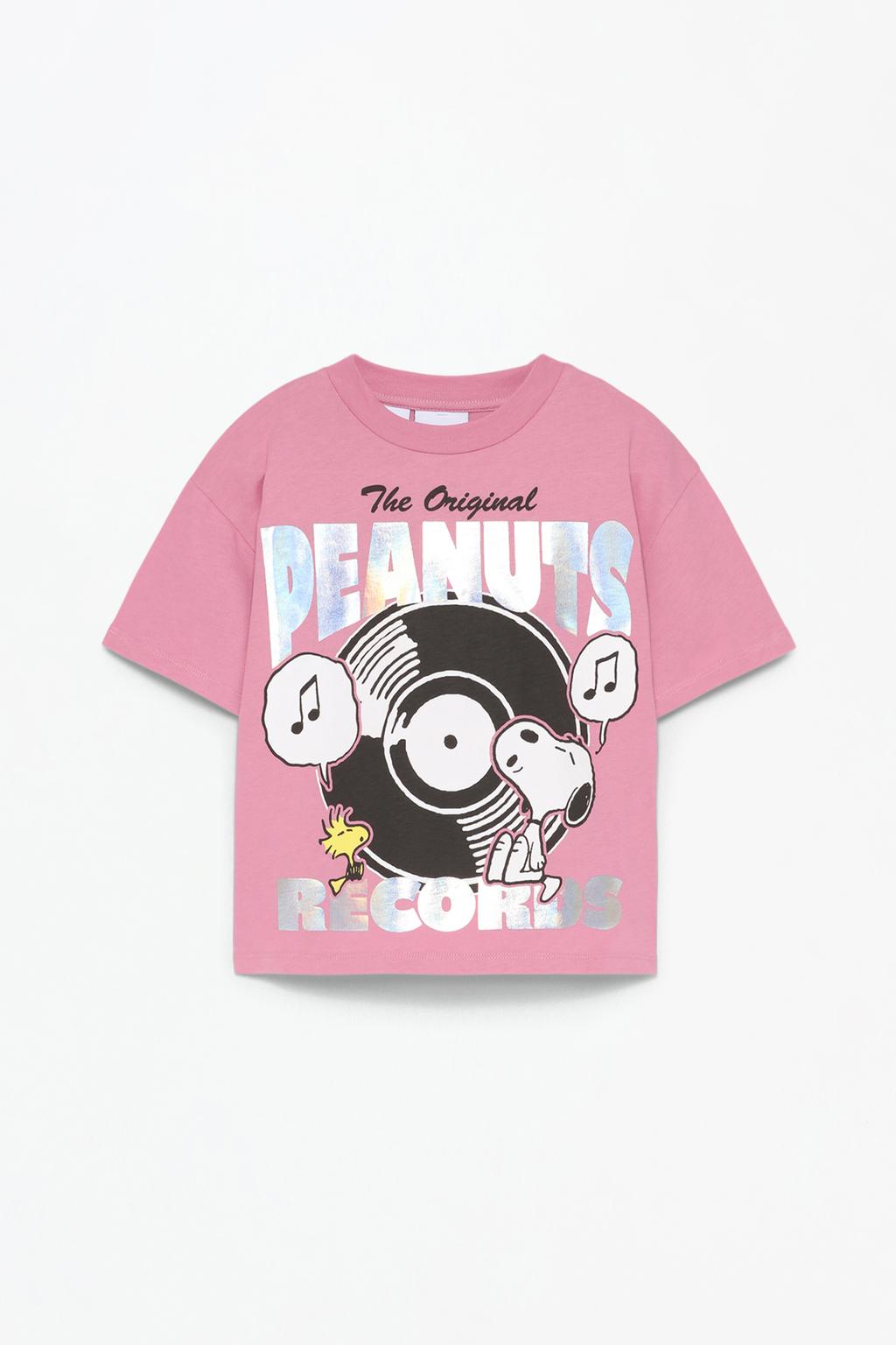 T-shirt Snoopy Peanuts™ pormenor metalizado