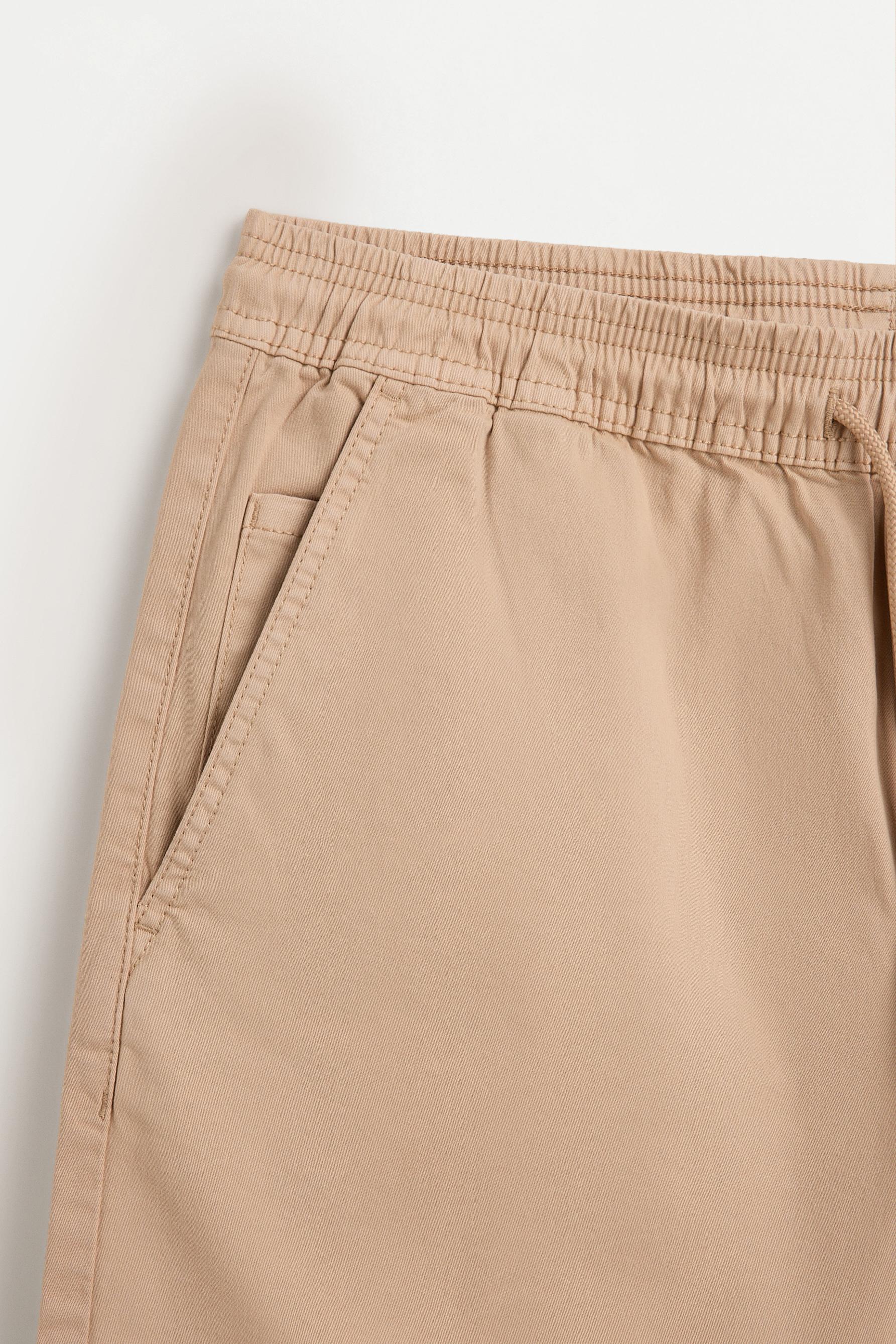 Jogger Bermuda shorts — BEIGE