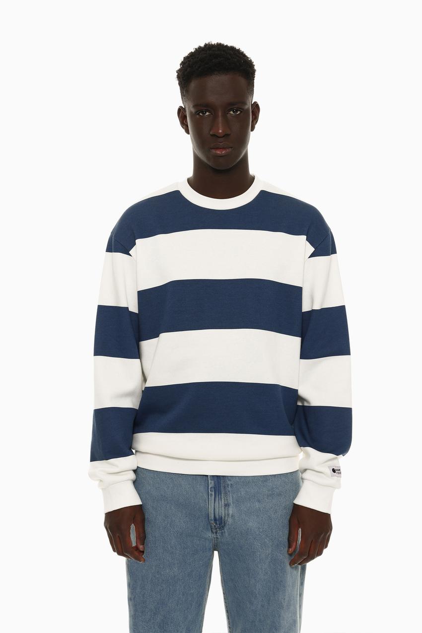 Sudadera Oversize Sudadera A Rayas Strictly Stripes Oversized