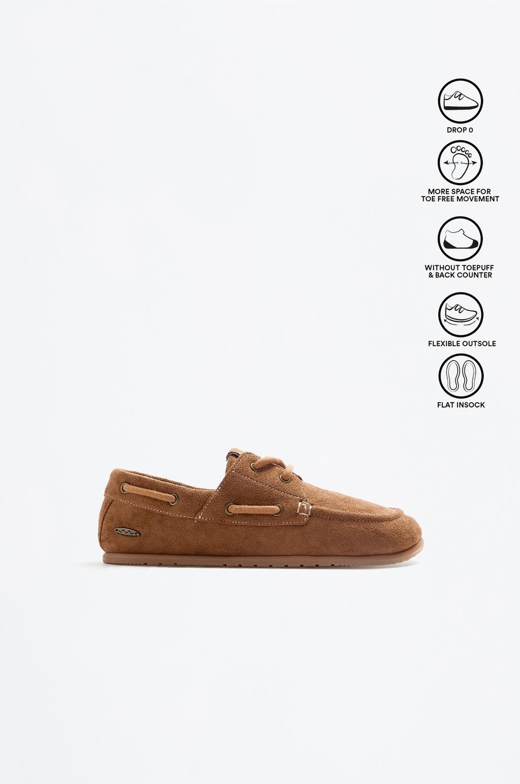 Barefoot moc toe shoe