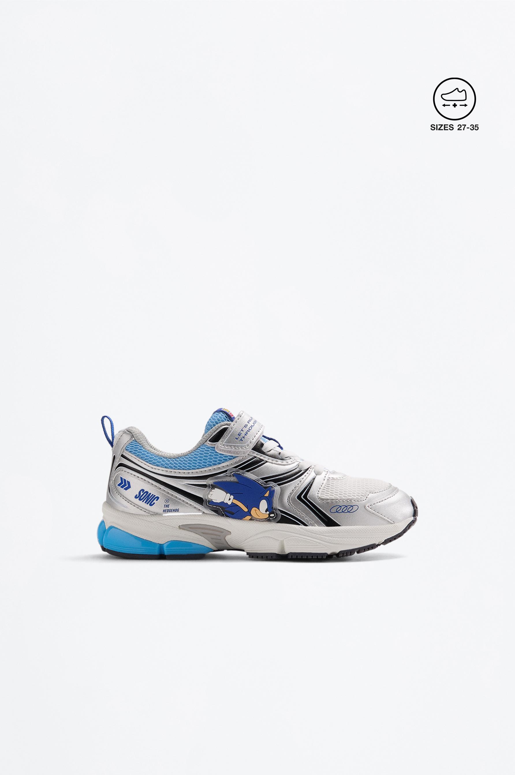 Sonic™ | Sega patch sneakers — SILVER