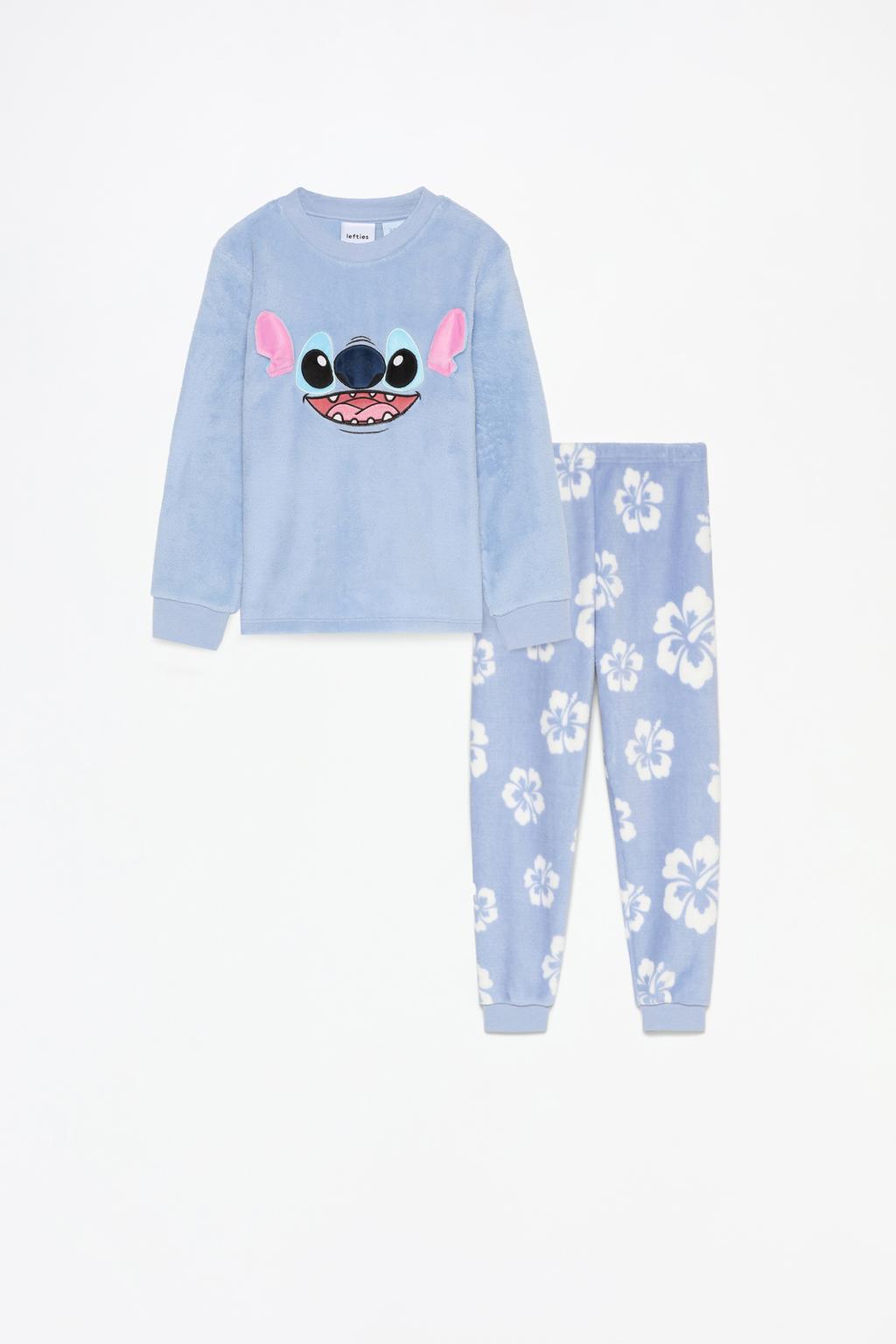 Stitch ©Disney floral faux fur pyjamas