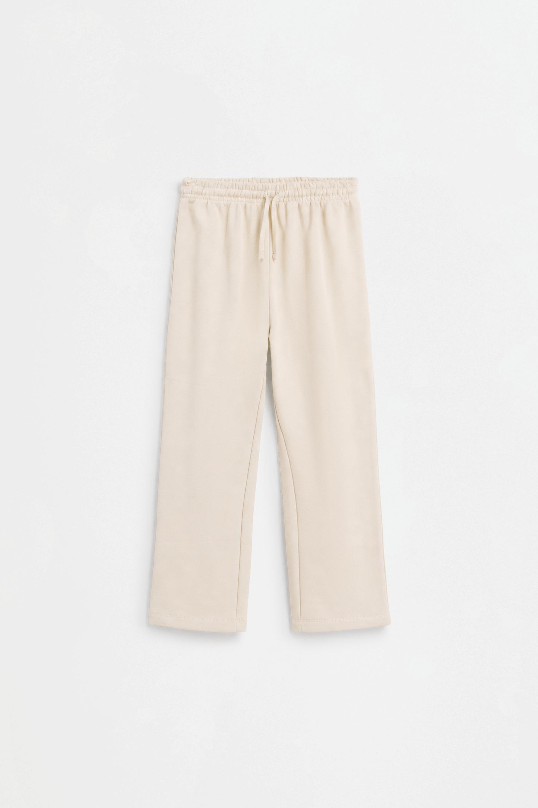 Straight plush trousers — BUTTER