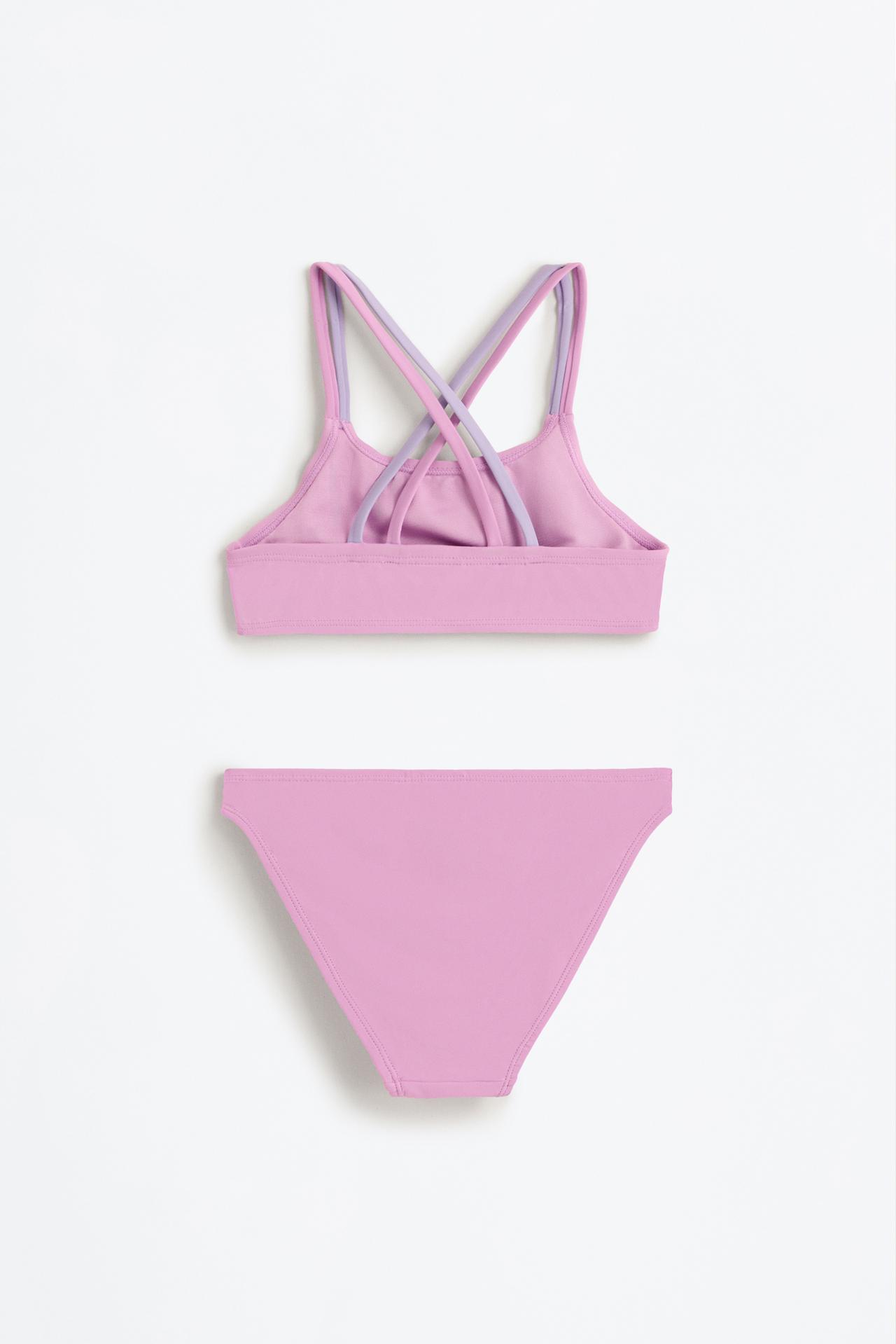 Bikini with double crossed straps — LILAC