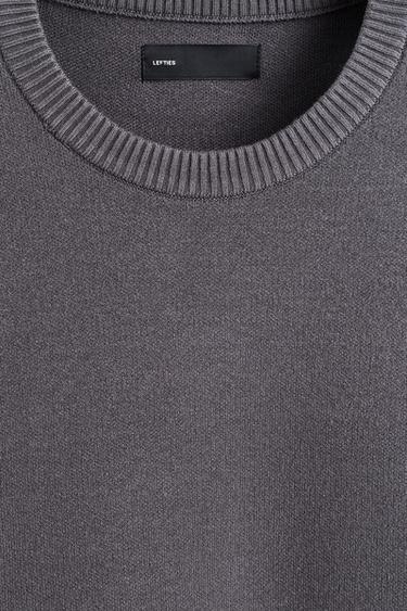 Soft knit sweater — DARK GREY 7