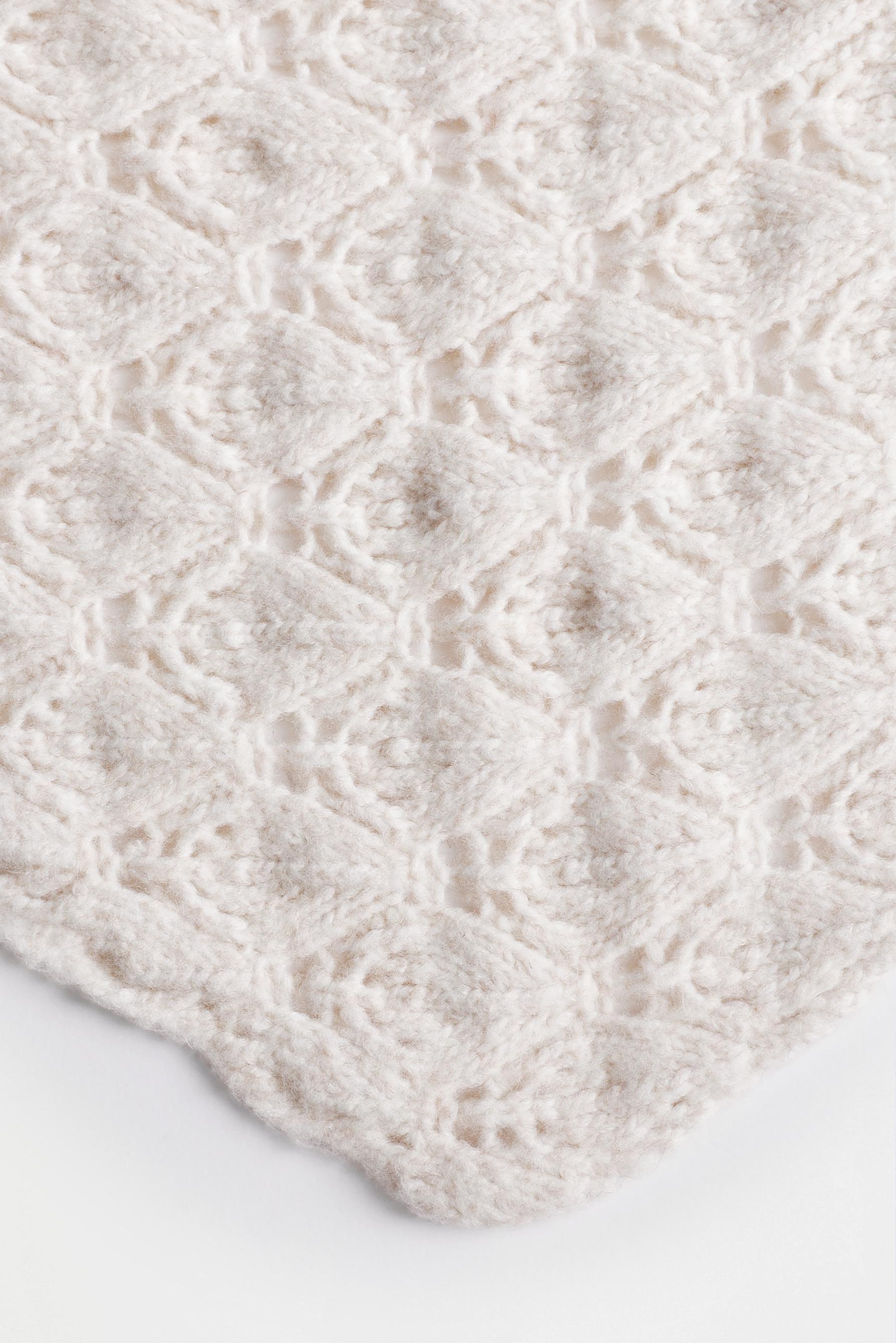 Openwork scarf — ECRU