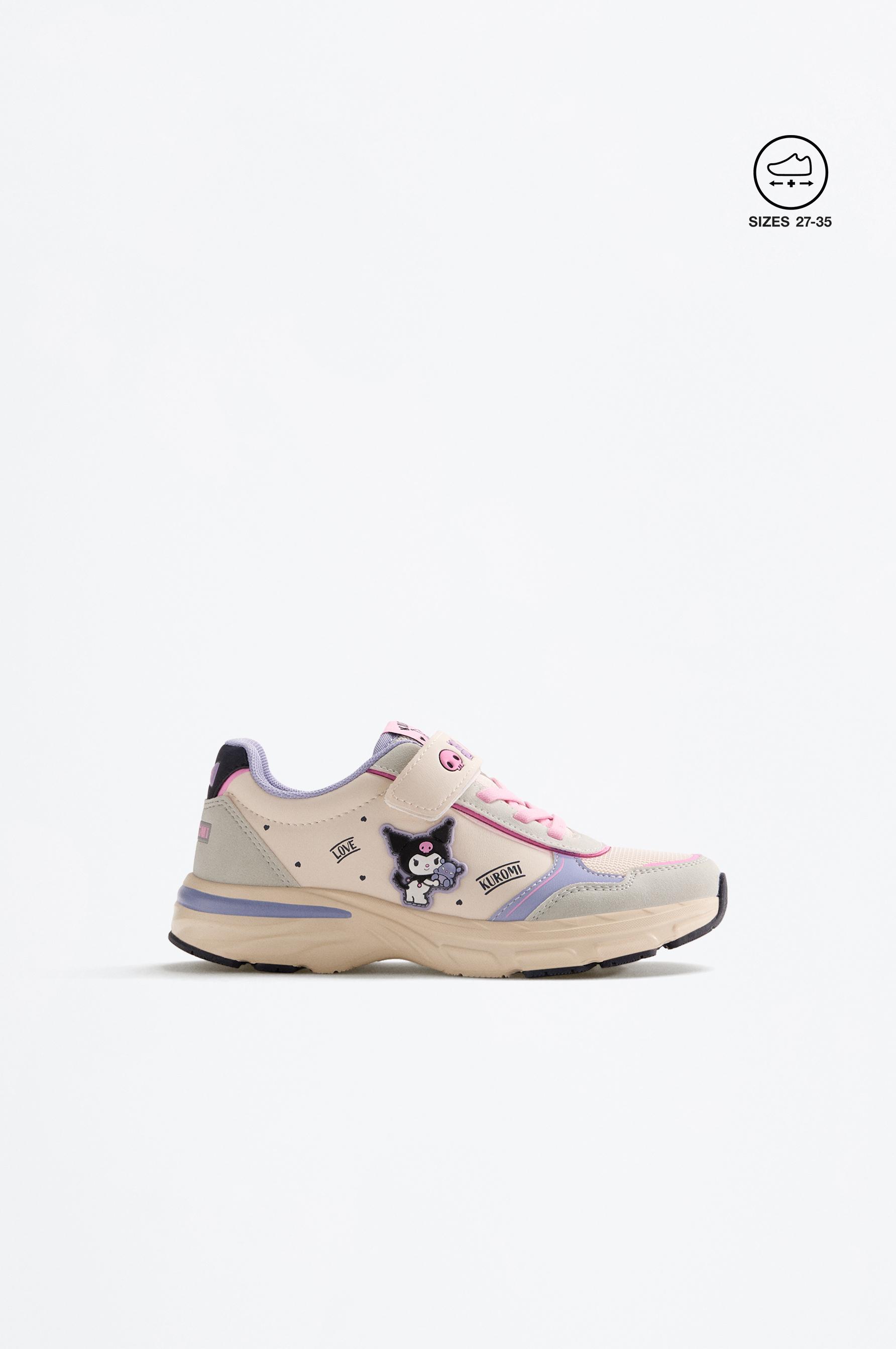 Kuromi Hello Kitty ©SANRIO sneakers — WHITE