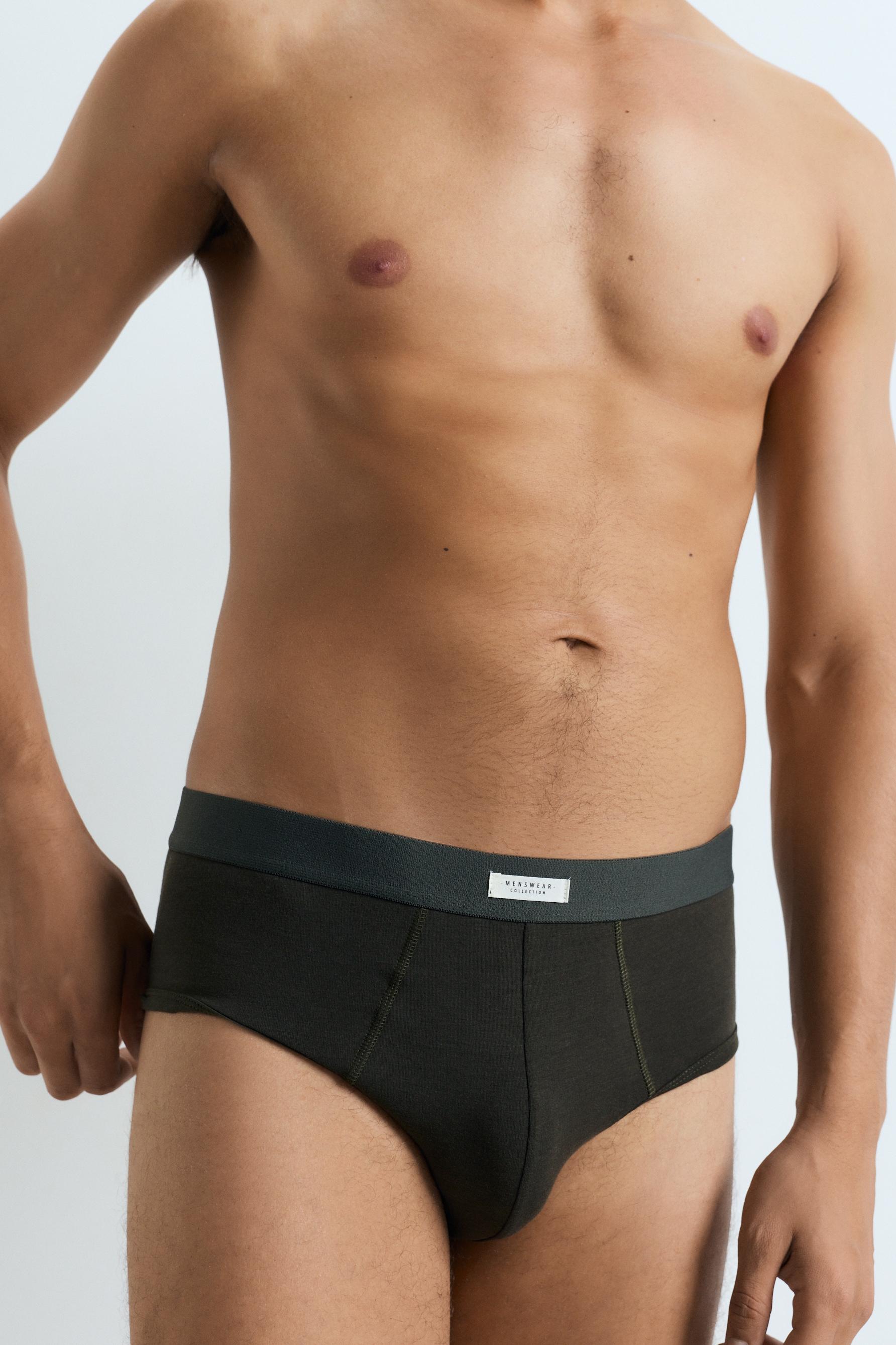 Briefs (3-Pack) — DARK KHAKI