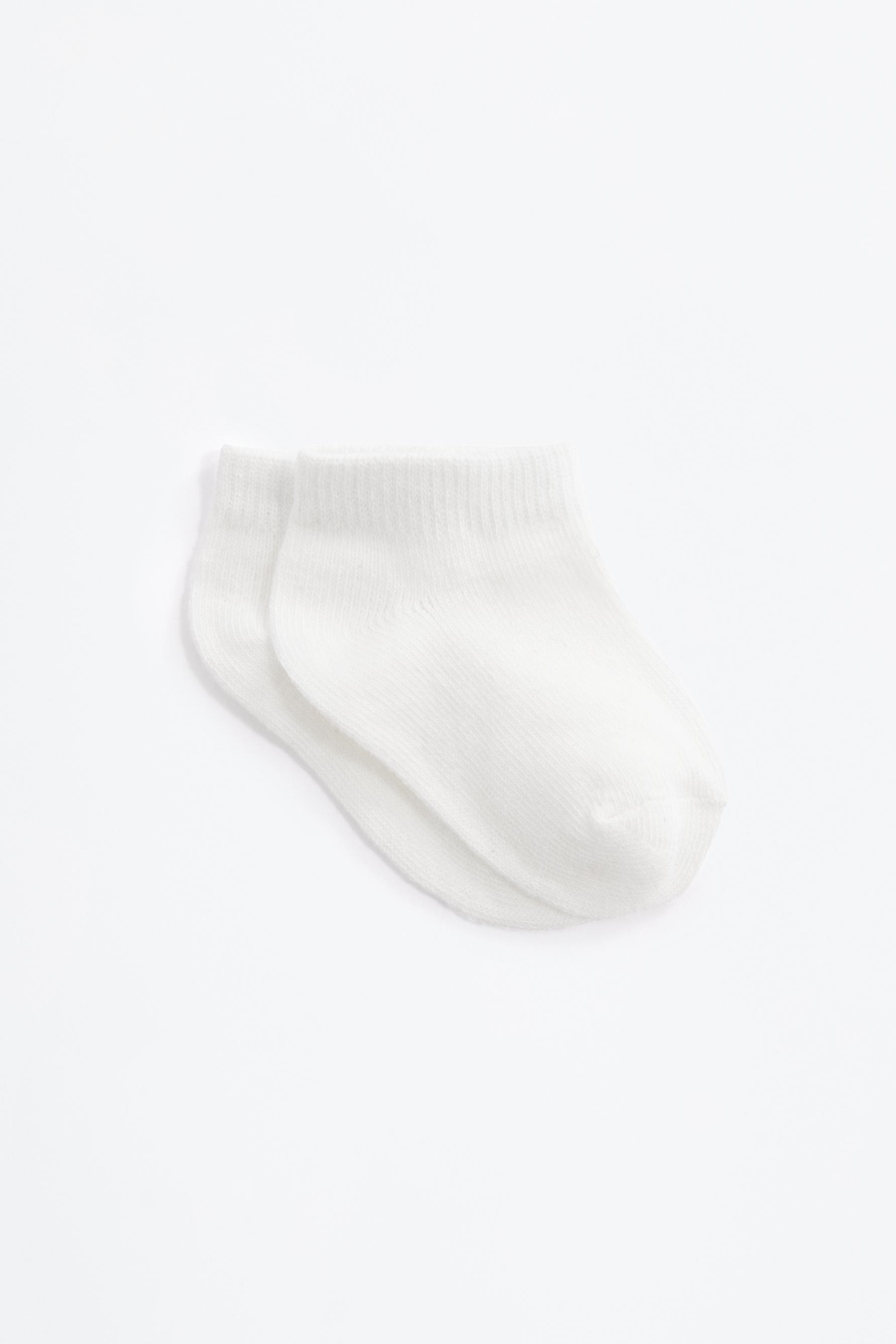Ankle socks (Pack 10) — WHITE