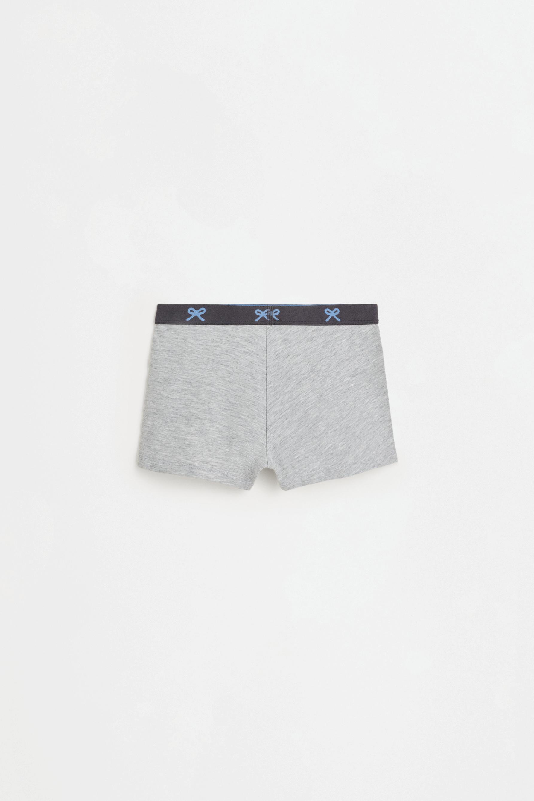 Bow boxer briefs (3-Pack) — BLUE GREY