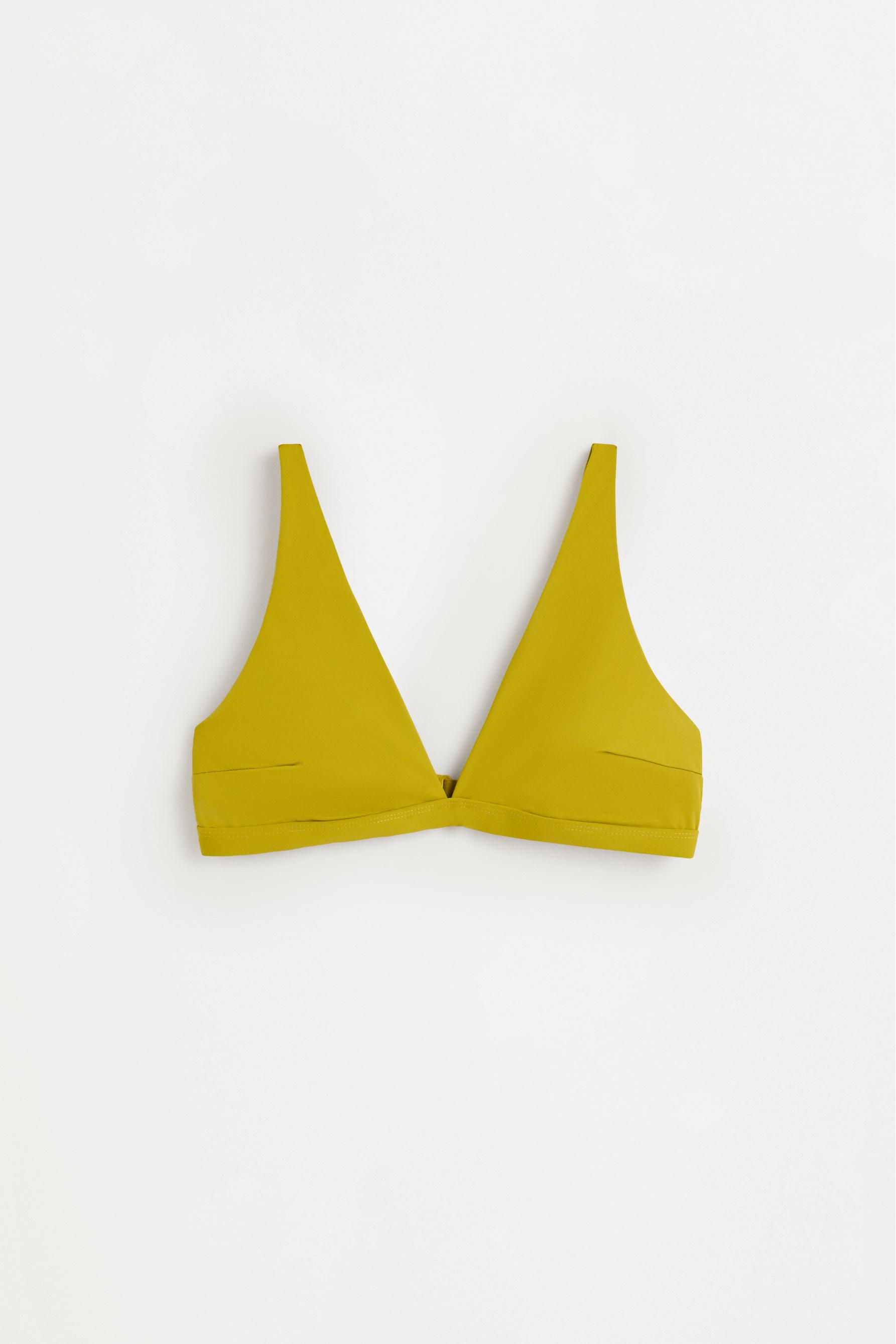 Basic bikini top — OLIVE GREEN